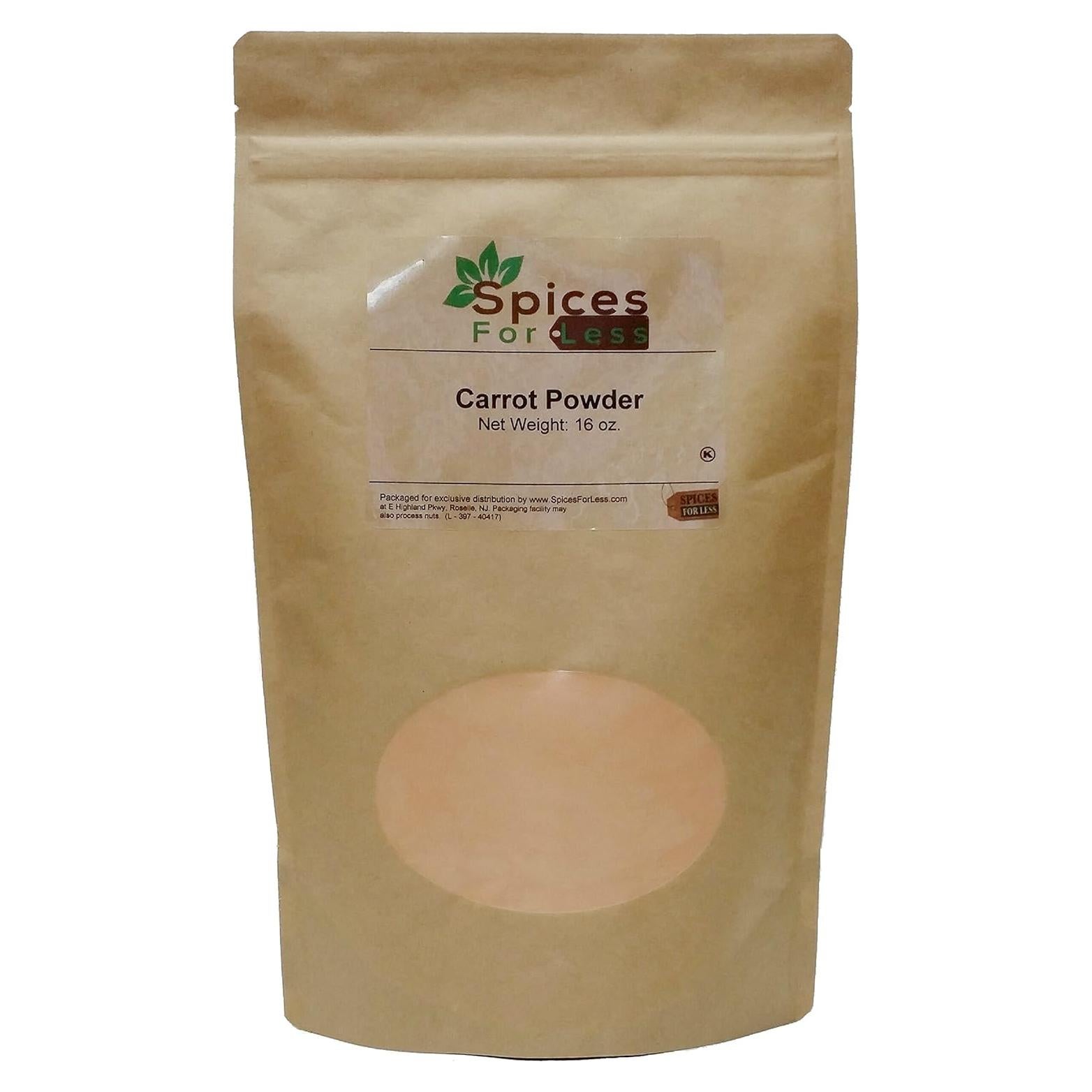 Polvo de Zanahoria SFL - Calidad Premium 453g