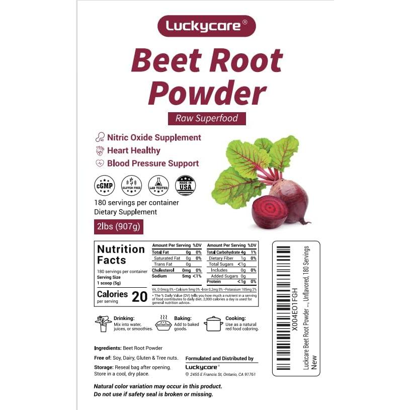 Polvo de Remolacha Cruda BIO NUTRIHEALTH 907g - Superalimento Vegano