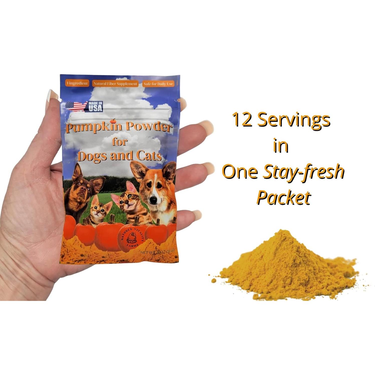 Polvo de Calabaza Natural para Perros Natures Vitality 28g