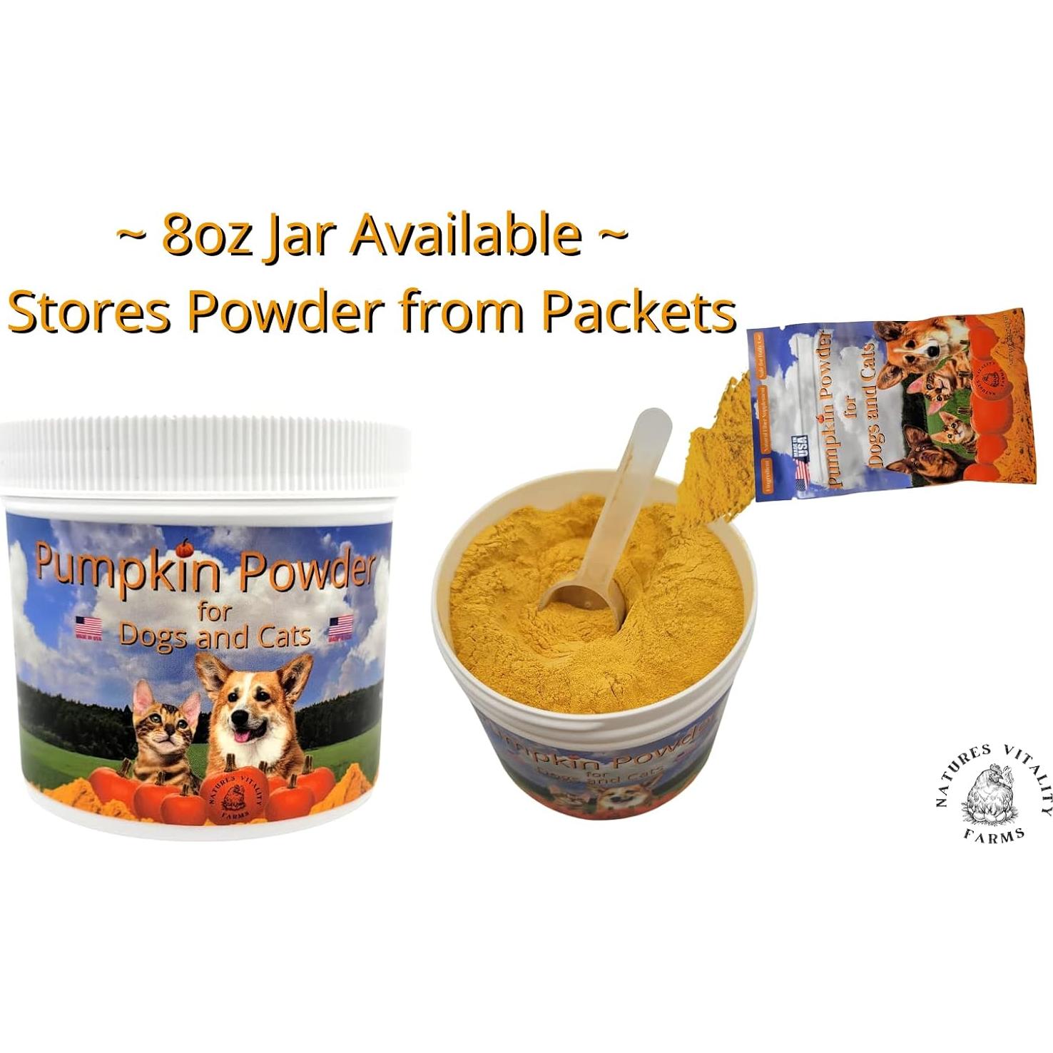 Polvo de Calabaza Natural para Perros Natures Vitality 28g