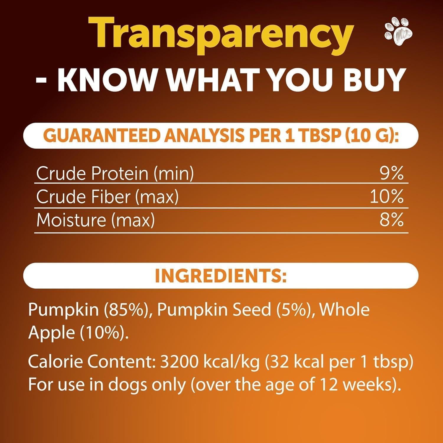 Polvo de Calabaza para Perros Artullano 453.6 g Suplemento Digestivo