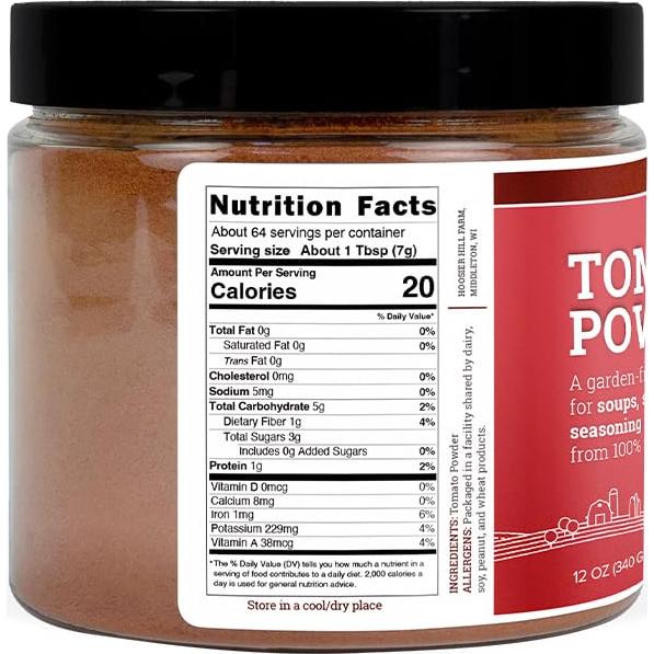 Polvo de Tomate Premium Hoosier Hill Farm 340g