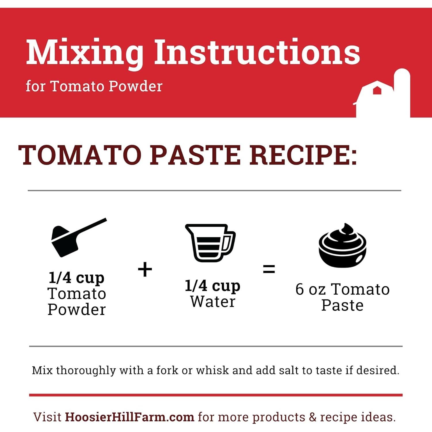 Polvo de Tomate Premium Hoosier Hill Farm 340g