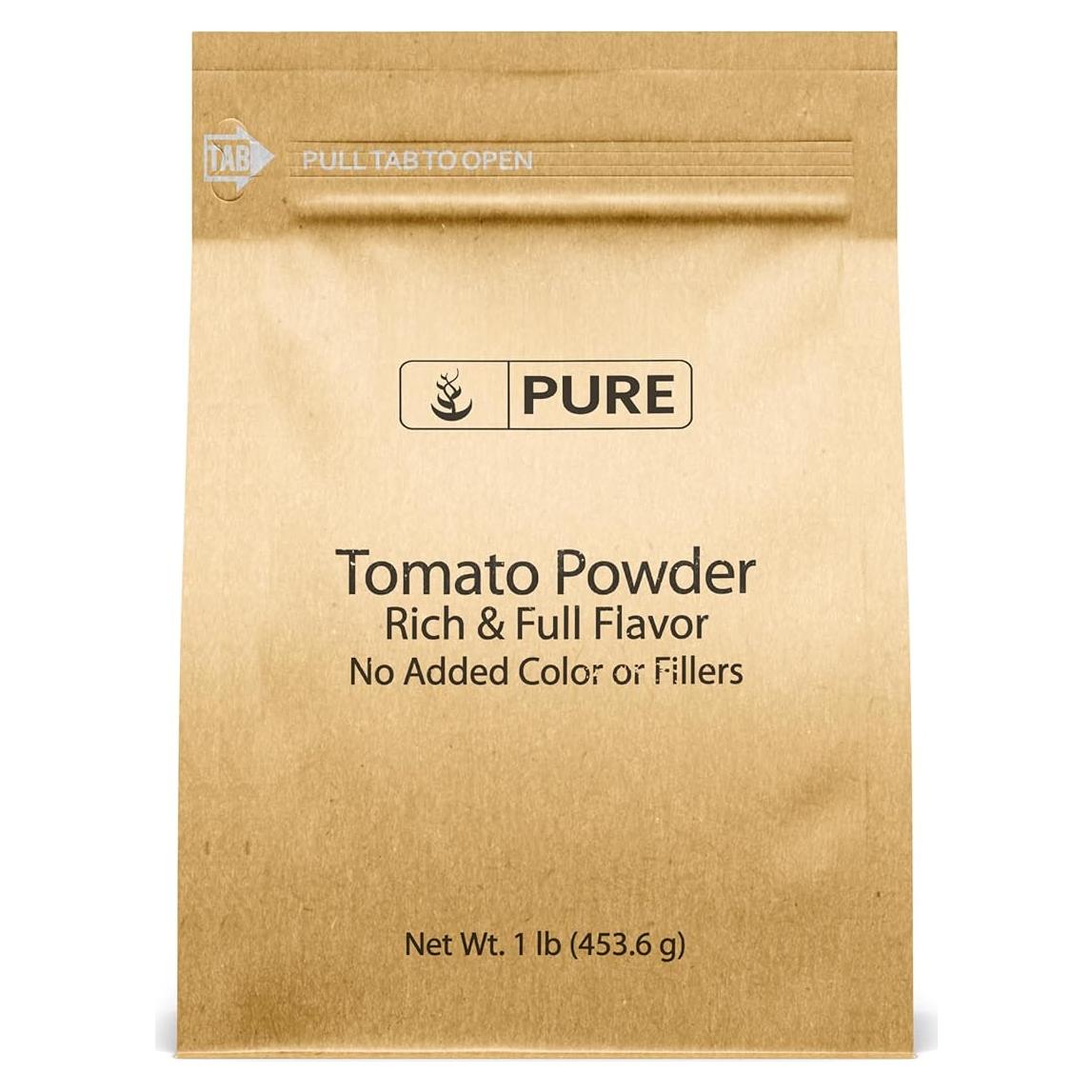 Polvo de Tomate Orgánico Puros Ingredientes 453.6g - Salsas y Sopas