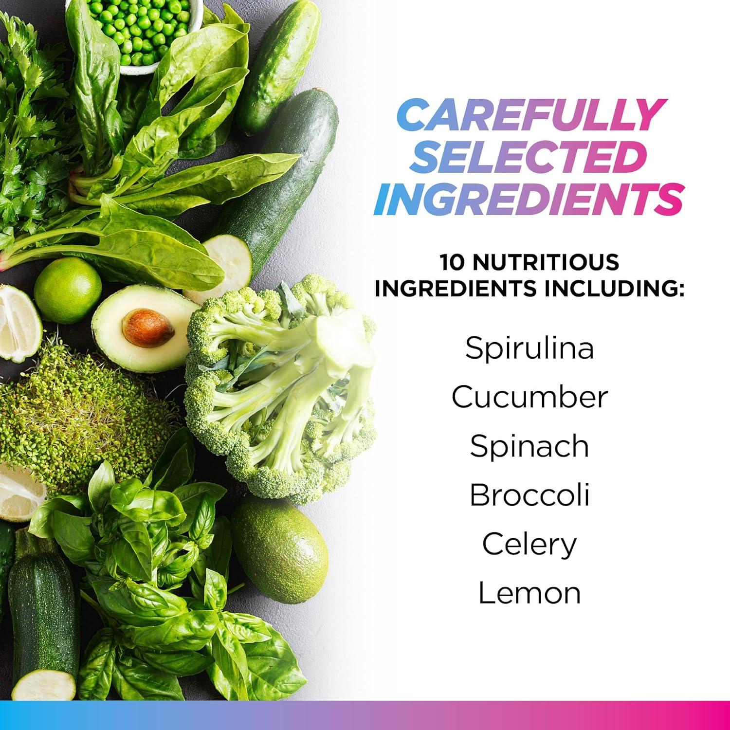 Cápsulas de Greens Diarios Livingood, 120 Ct, Vegetales y Espirulina