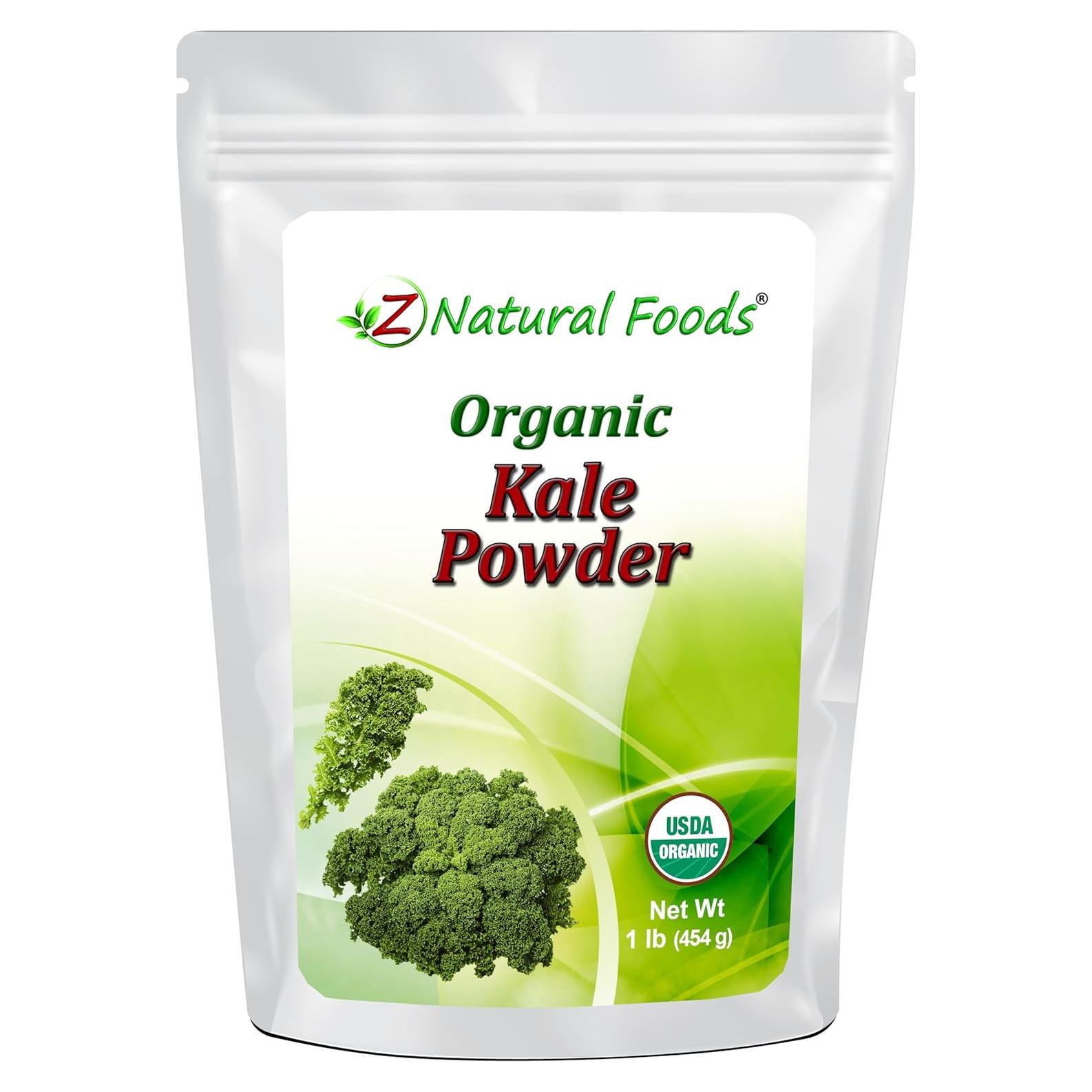 Polvo de Kale Orgánico Z Natural 0.45 kg - Suplemento Vegano