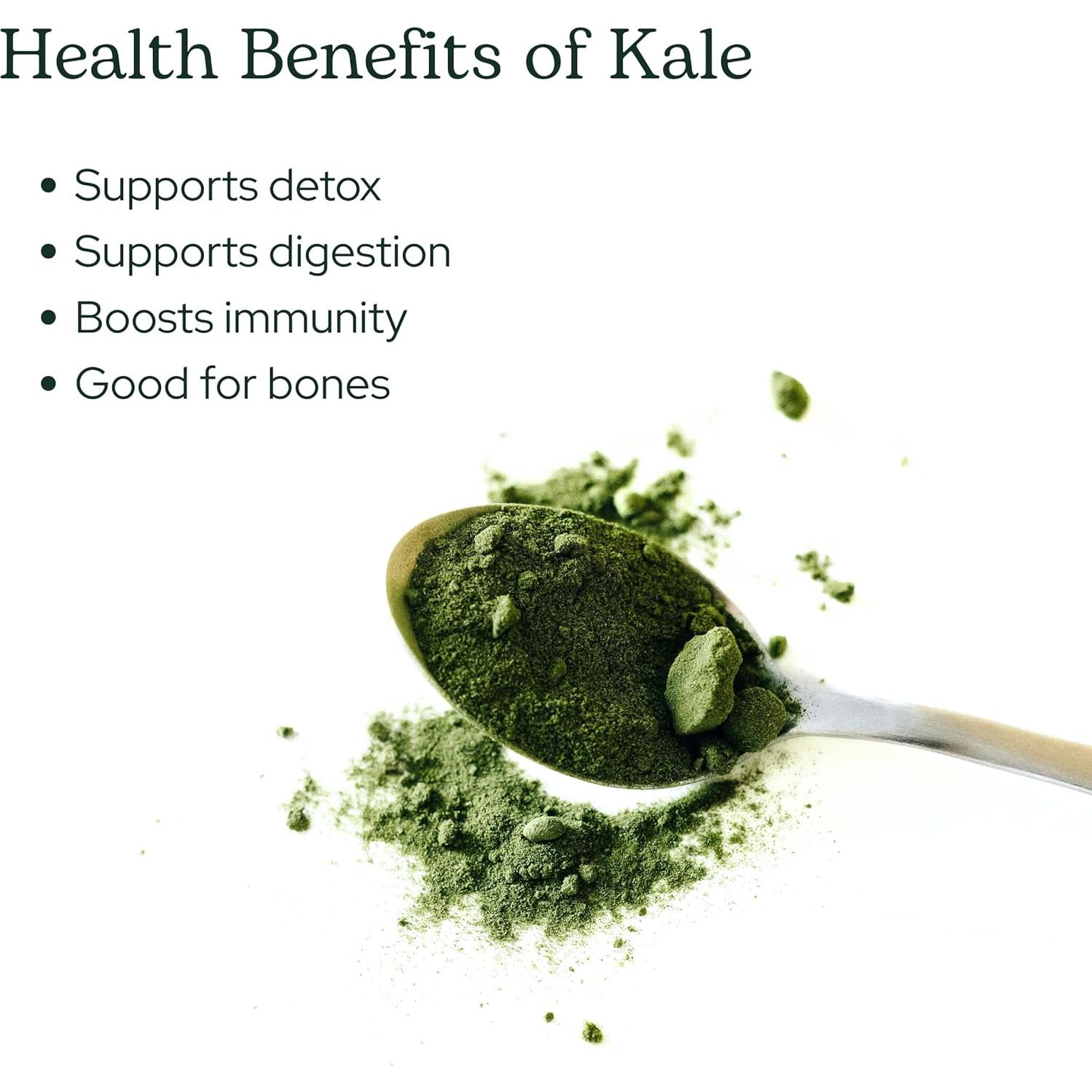 Polvo de Kale Orgánico Eclectic Herb 90 g - Superalimento Nutricional