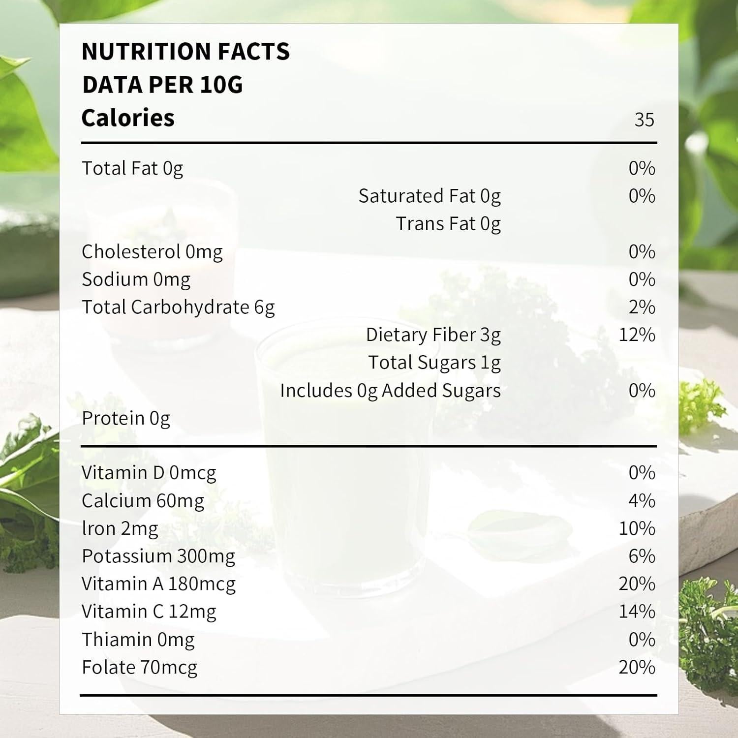 Polvo de Kale GaoGaoFen 200g - Superalimento Natural Sin Gluten