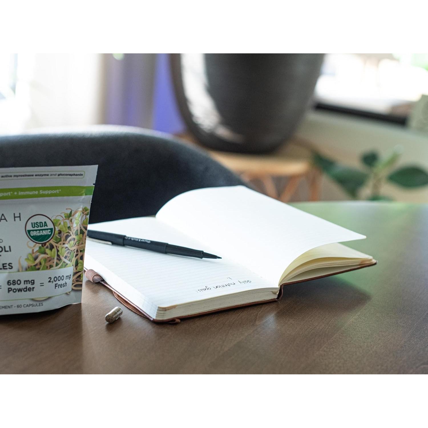 Cápsulas de Brote de Brócoli Orgánico KOYAH - 60 Unidades