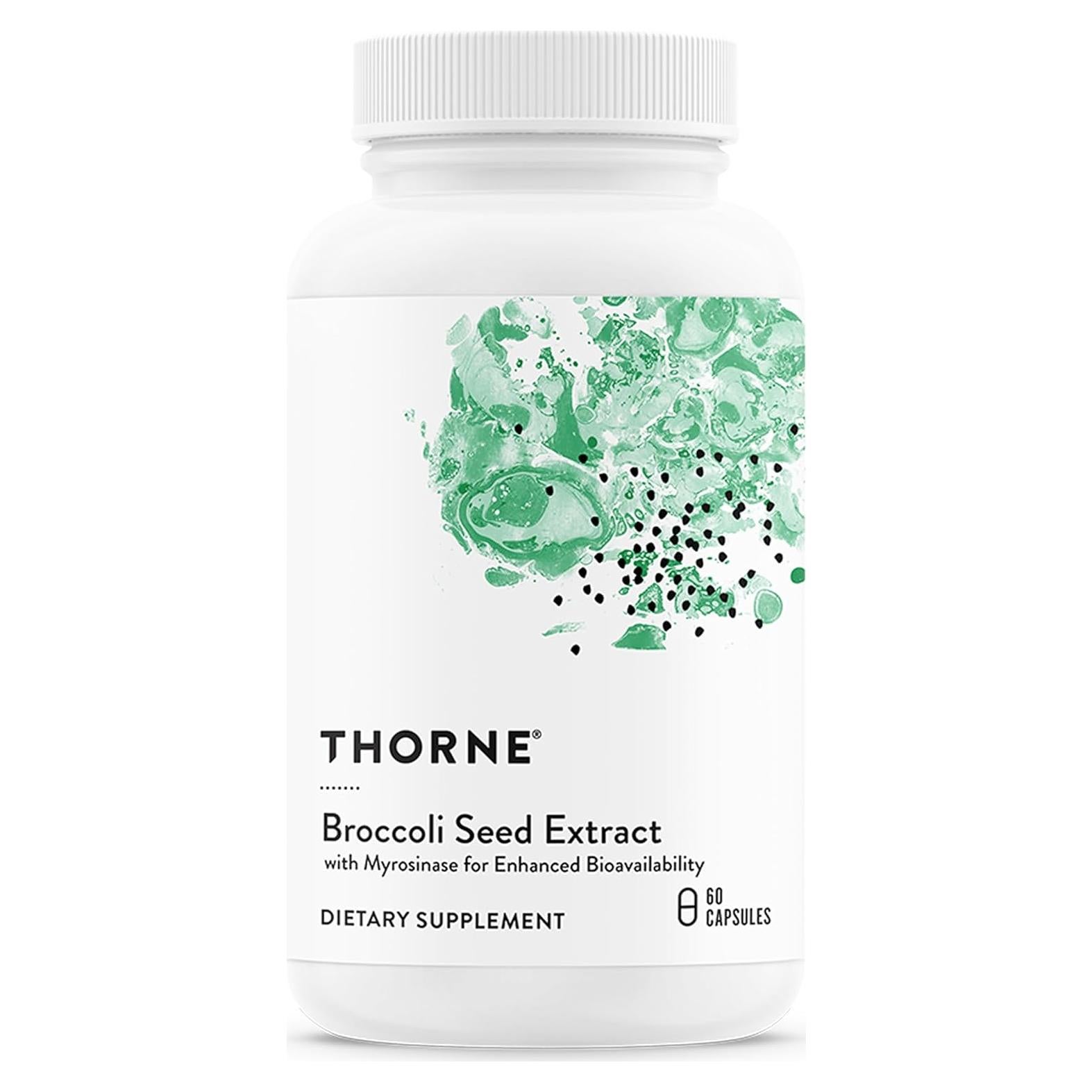 THORNE Extracto de Semilla de Brócoli 60 Cápsulas Antioxidante