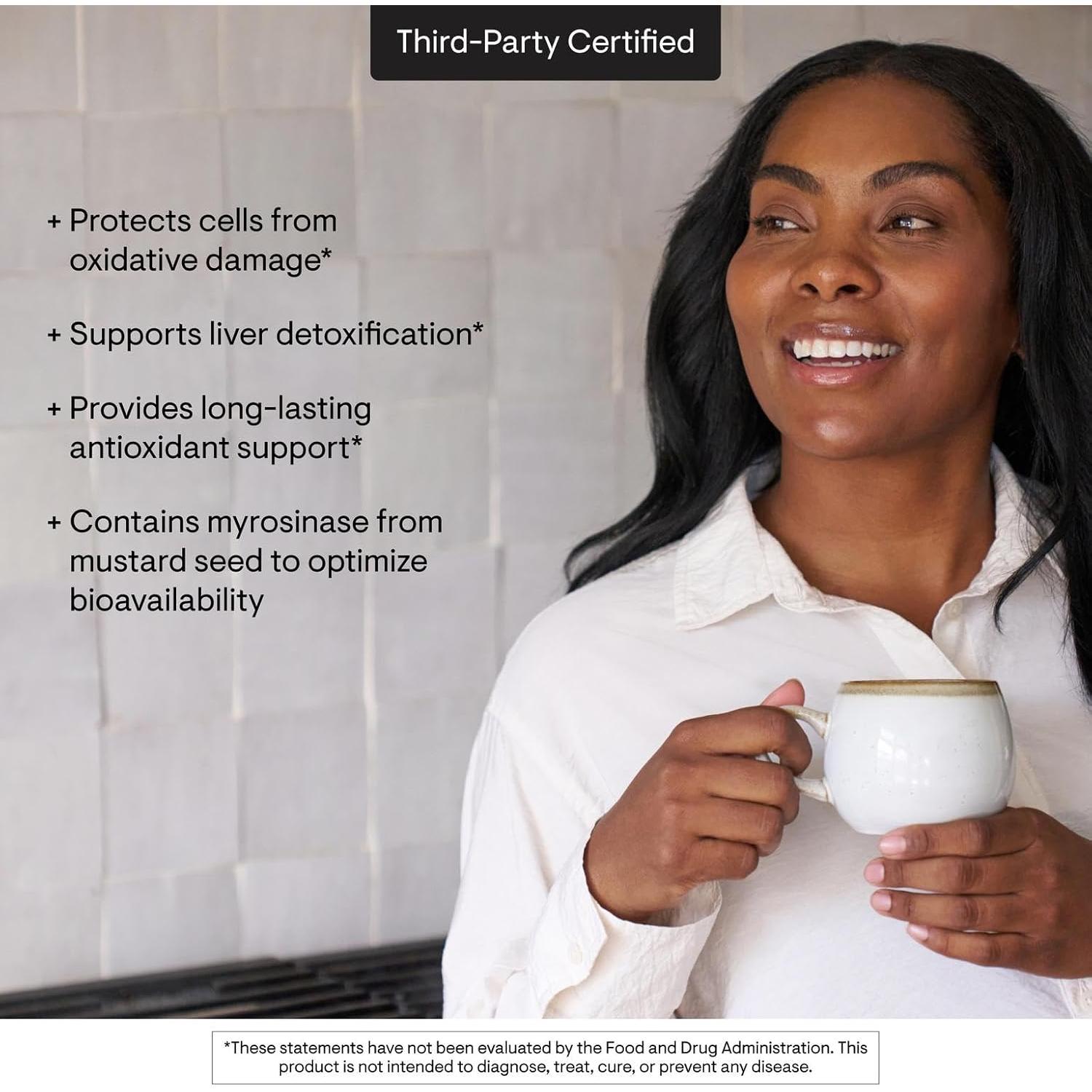 THORNE Extracto de Semilla de Brócoli 60 Cápsulas Antioxidante