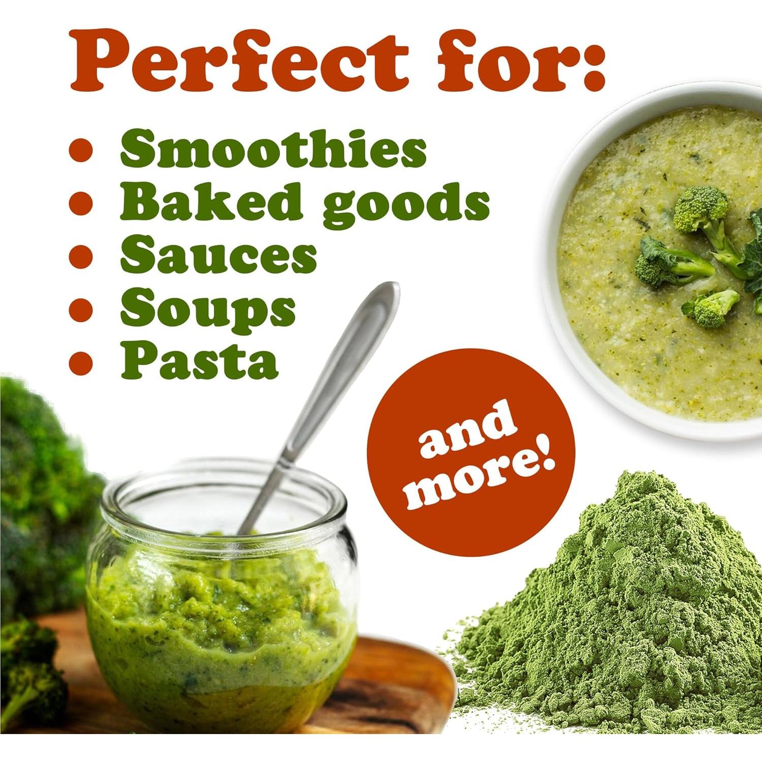 Polvo de Brócoli Food to Live 0.45 kg - Superalimento Vegano