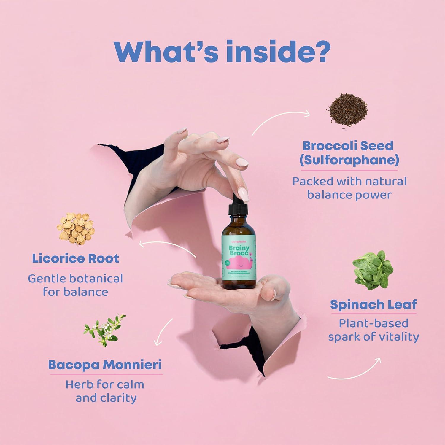 Suplemento Líquido de Sulforafano JoySpring para Niños 30 Días