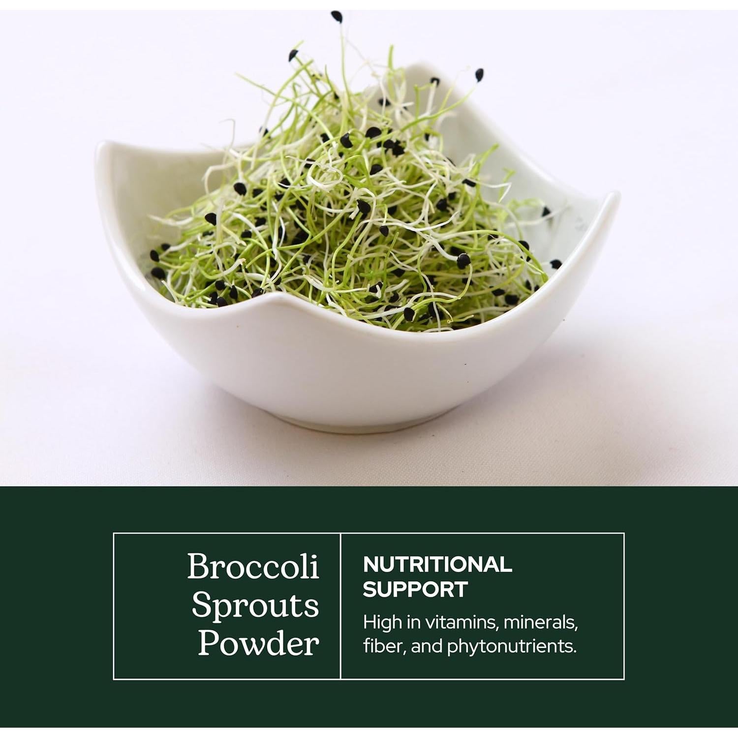 Polvo de Brotes de Brócoli Eclectic Herb 122 g - Orgánico