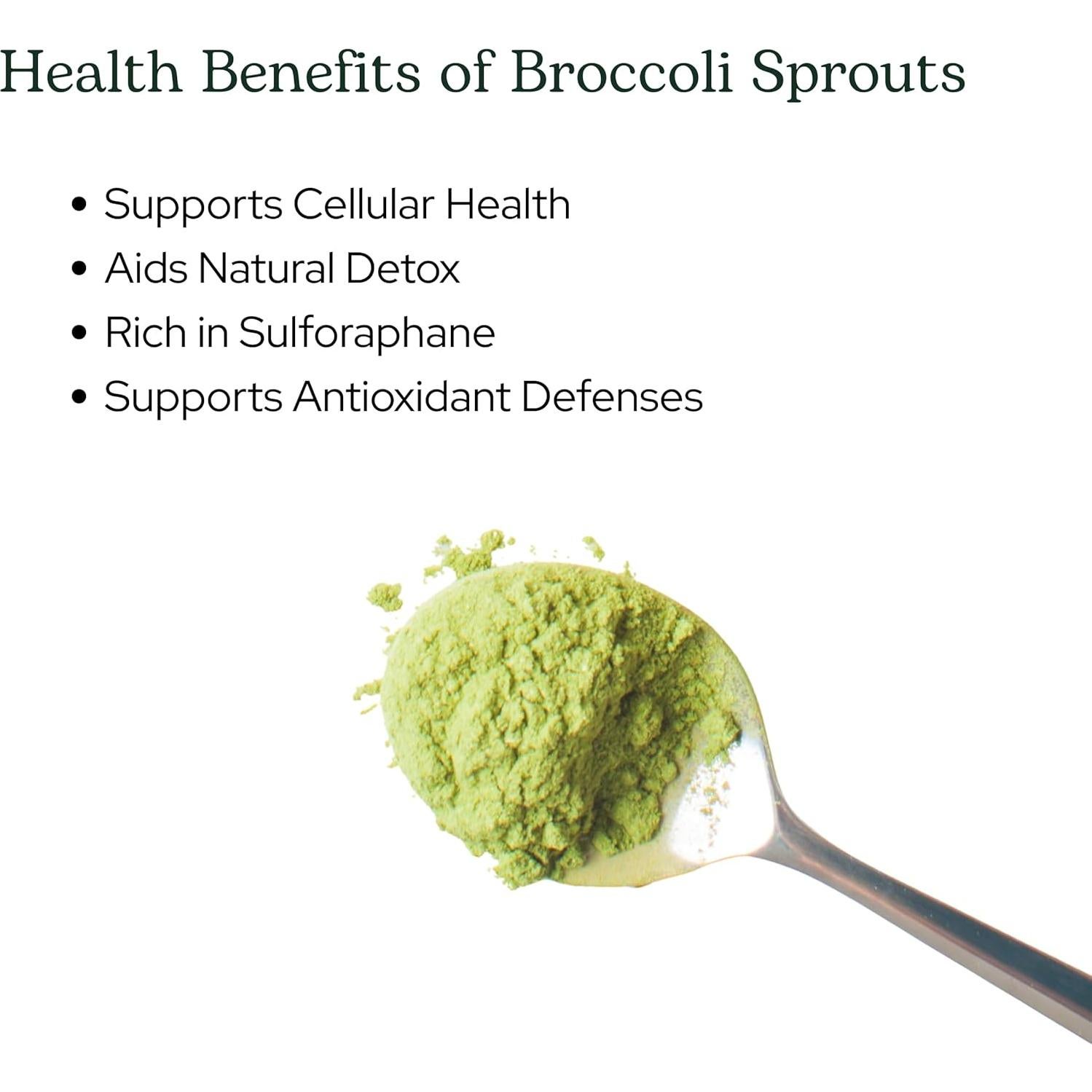 Polvo de Brotes de Brócoli Eclectic Herb 122 g - Orgánico