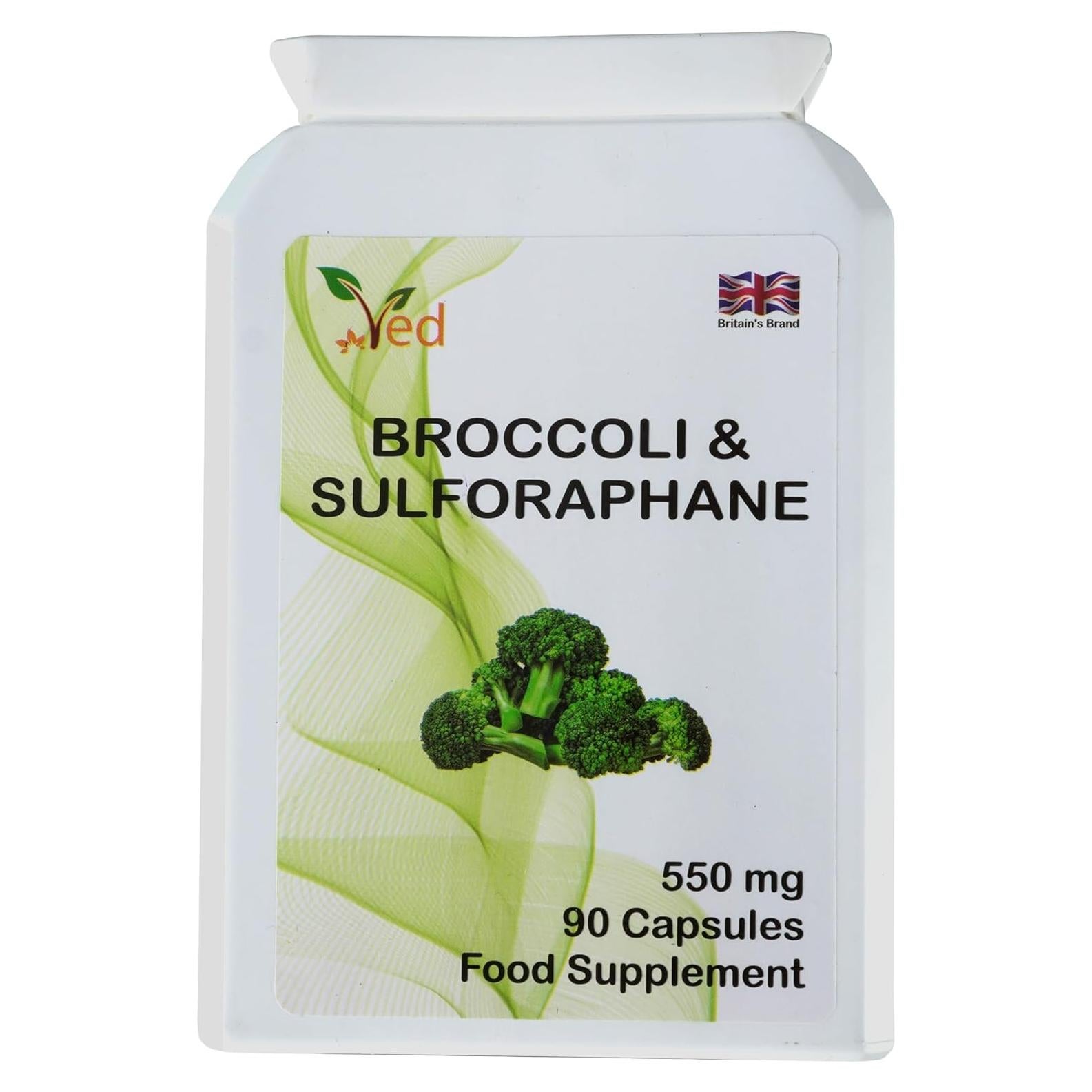 Cápsulas de Sulforafano de Brócoli Ved 550 mg - 90 Unidades