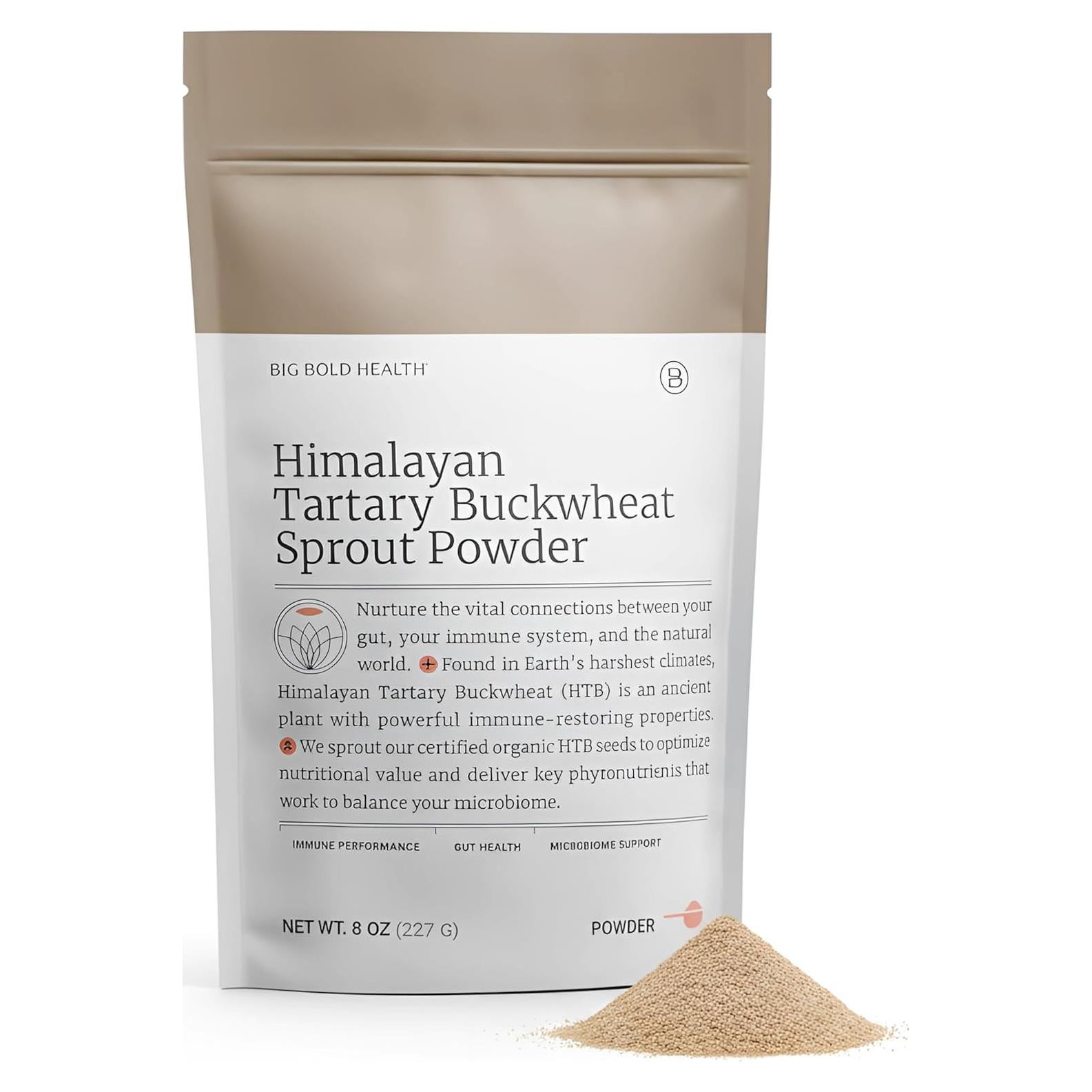 Polvo de Brote de Trigo Sarraceno Tartario Big Bold Health 227g