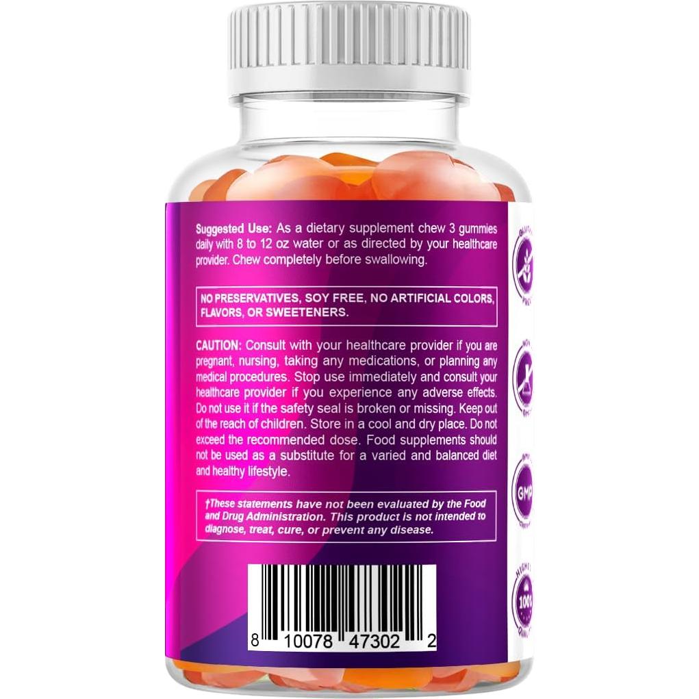 Gomitas de Fibra Prebiótica Vitamatic 60 Unidades - Sin Azúcar