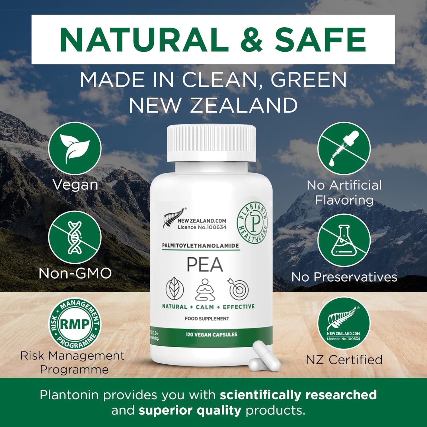 Suplemento Palmitoiletanolamida 600mg Plantonin - 2 Meses