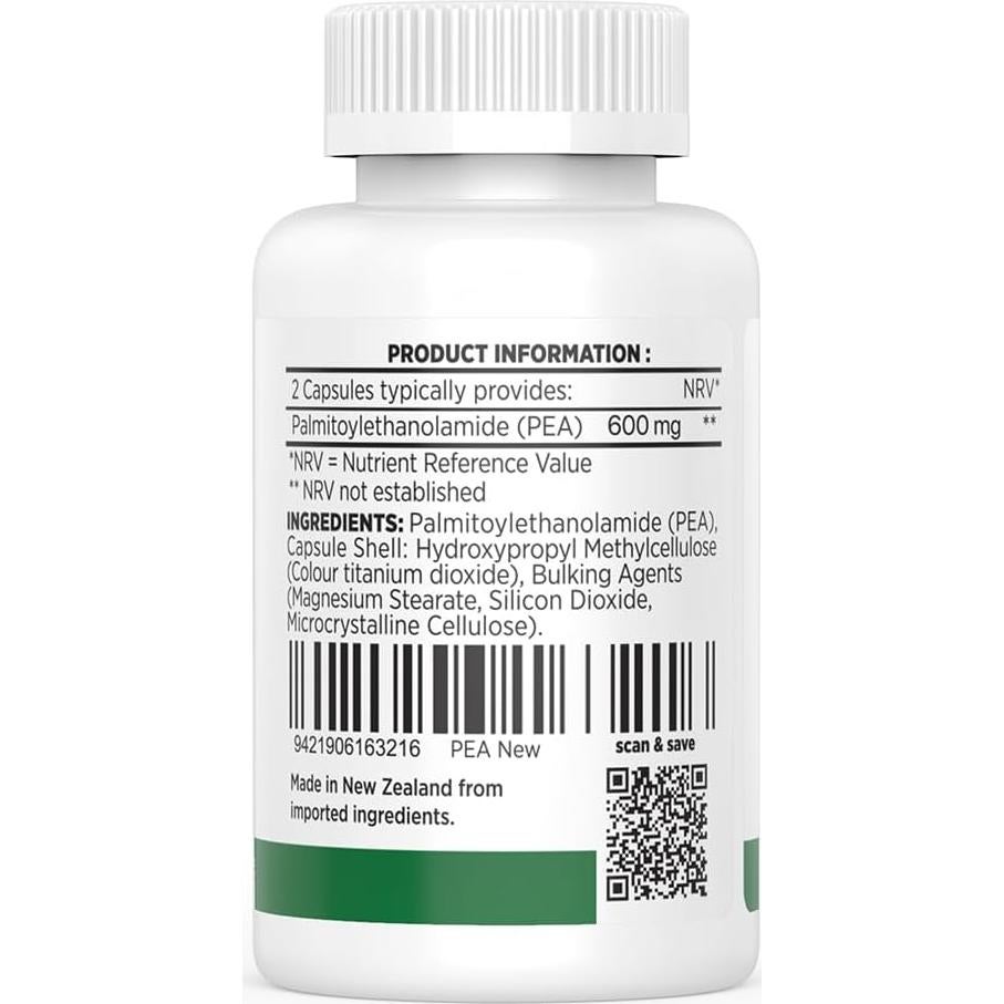 Suplemento Palmitoiletanolamida 600mg Plantonin - 2 Meses