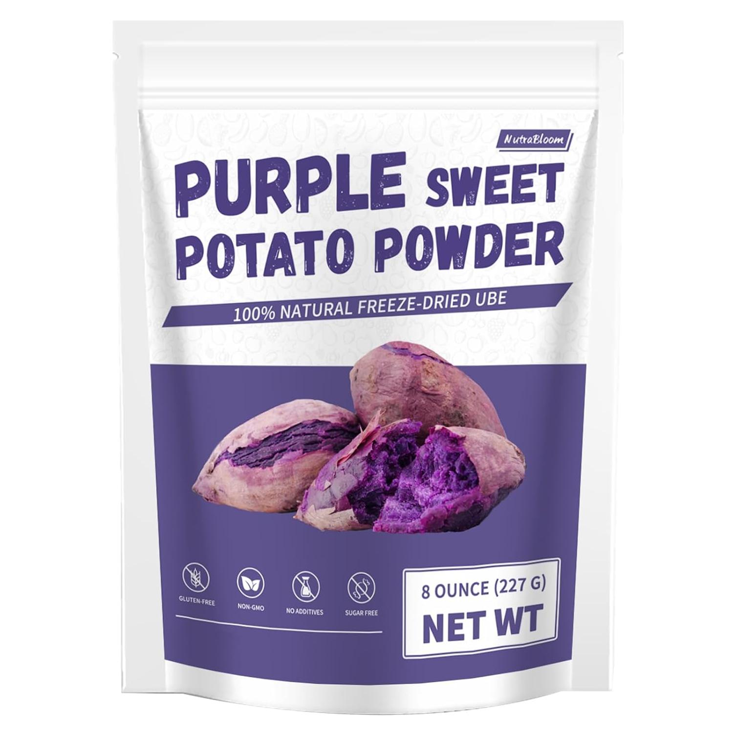 Polvo de Batata Morada NutraBloom 227 g - Colorante Natural