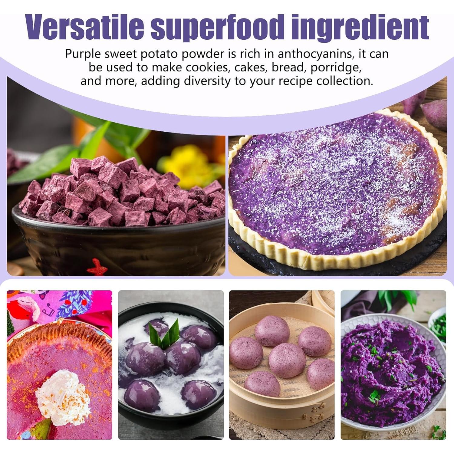 Polvo de Batata Morada NutraBloom 227 g - Colorante Natural