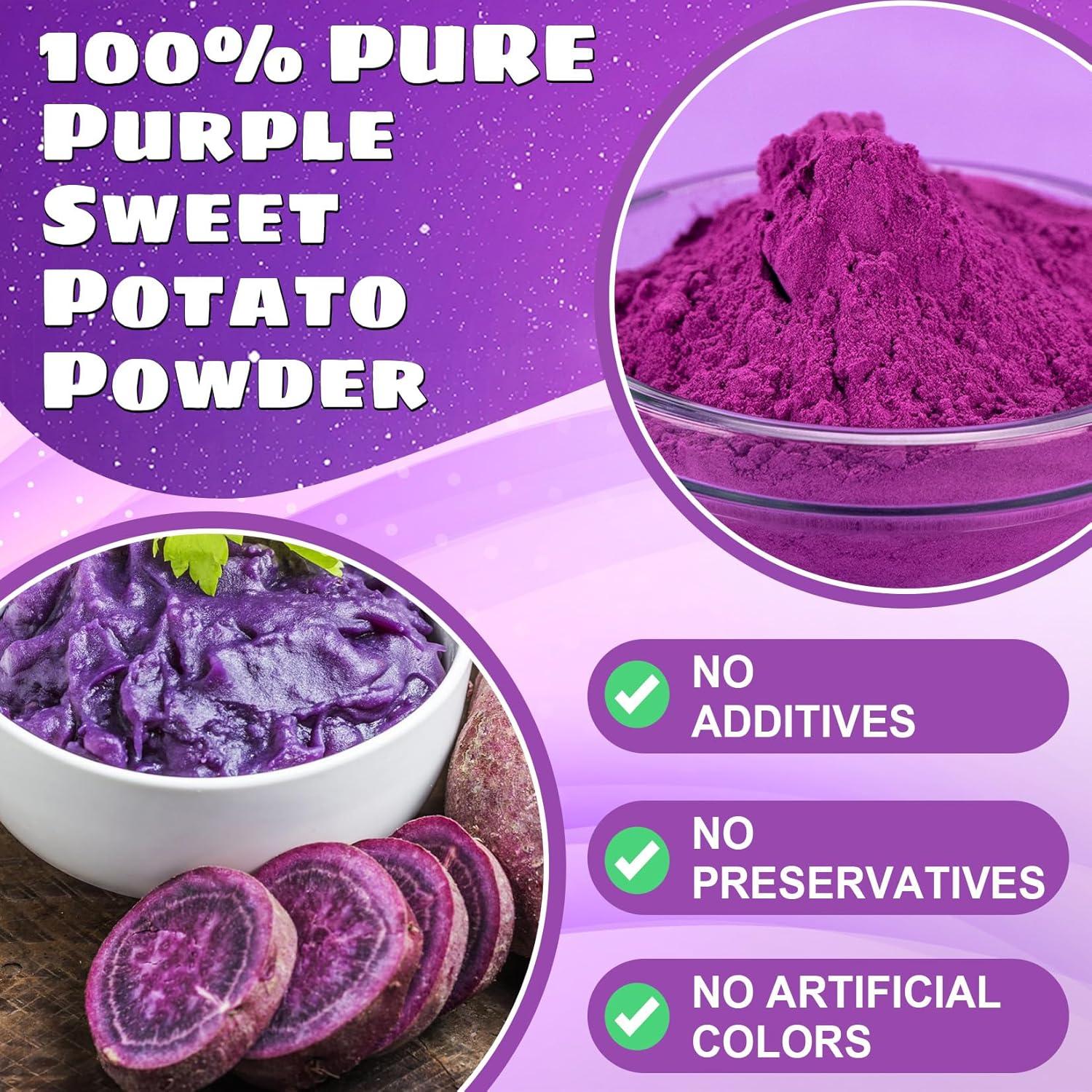 Polvo de Batata Morada Kiigfood 150g - Colorante Natural Vegano