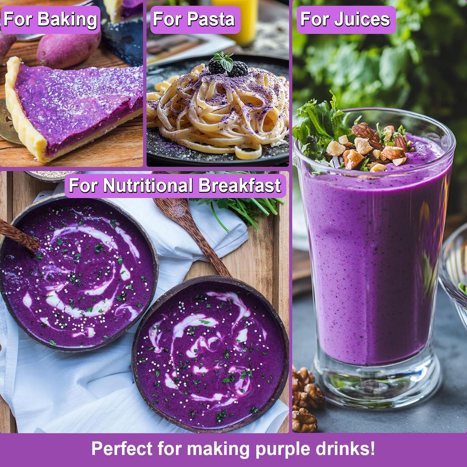 Polvo de Batata Morada Kiigfood 150g - Colorante Natural Vegano