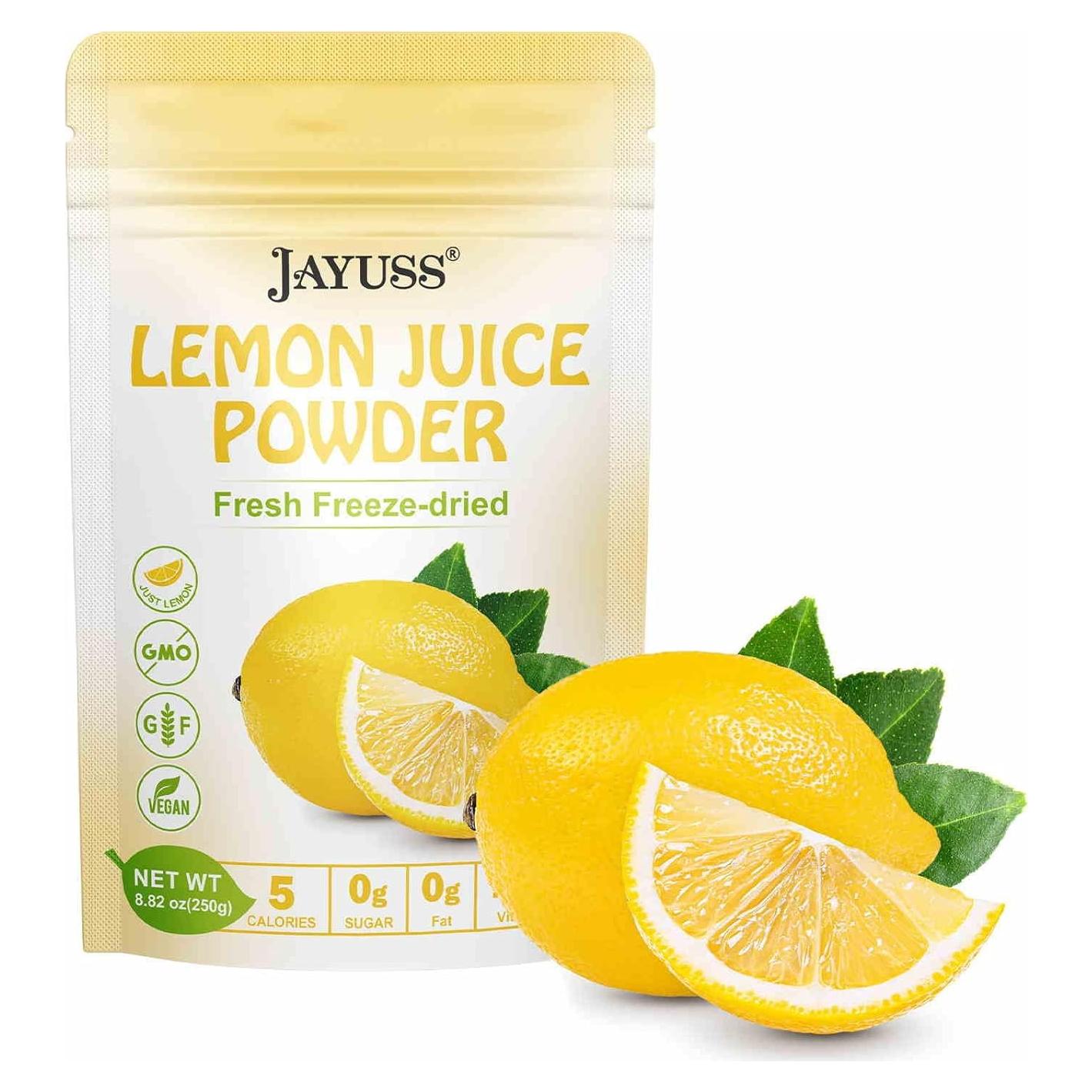 Polvo de Jugo de Limón JAYUSS 250g 100% Natural Liofilizado