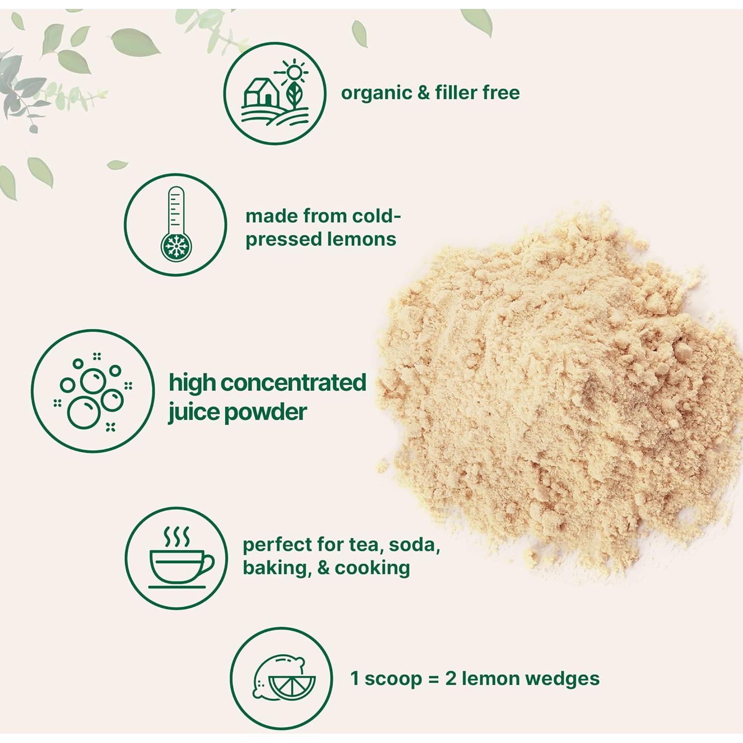 Polvo de Jugo de Limón Orgánico Micro Ingredients 567g