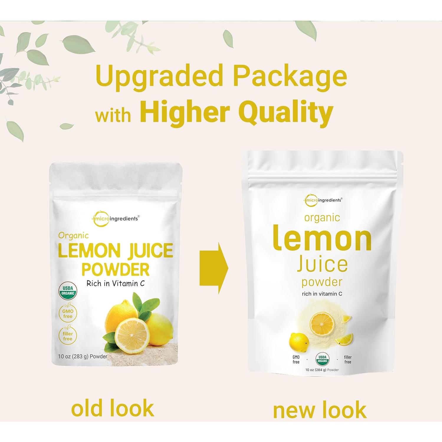 Polvo de Jugo de Limón Orgánico Micro Ingredients 567g