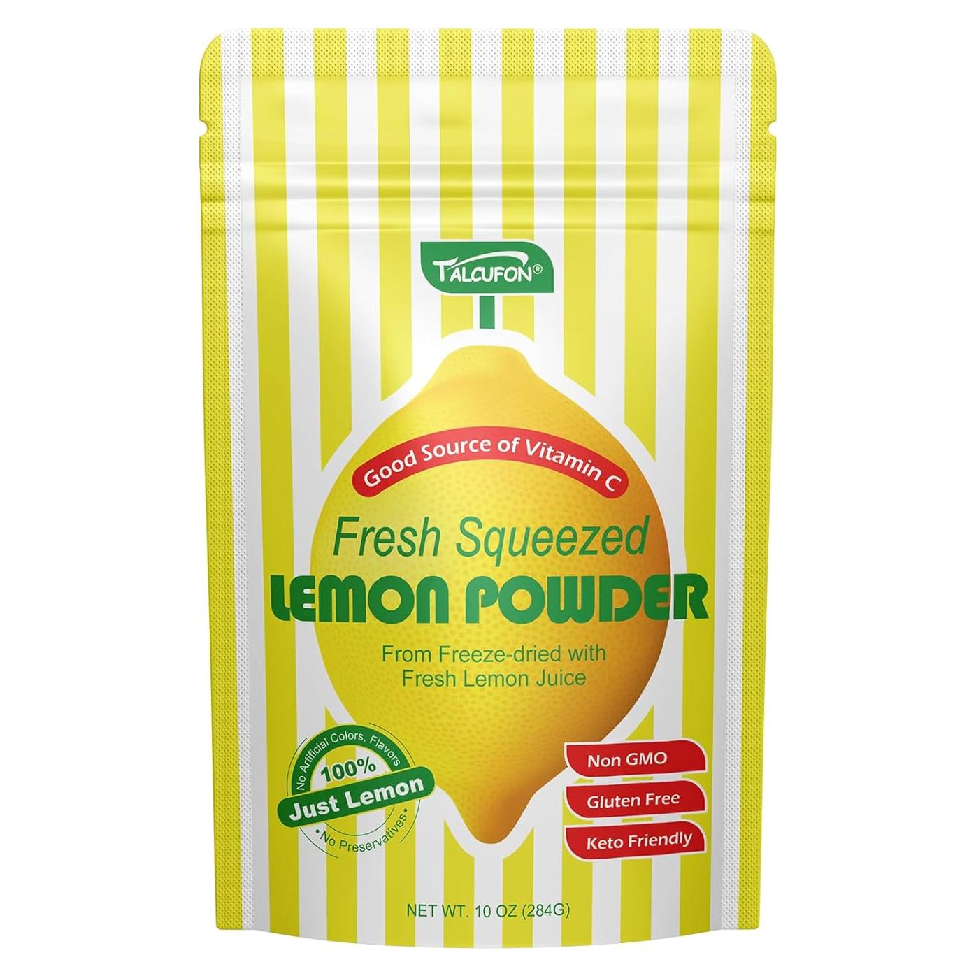 Polvo de Limón Fresco Prensado en Frío TALCUFON 284g Sin Azúcar