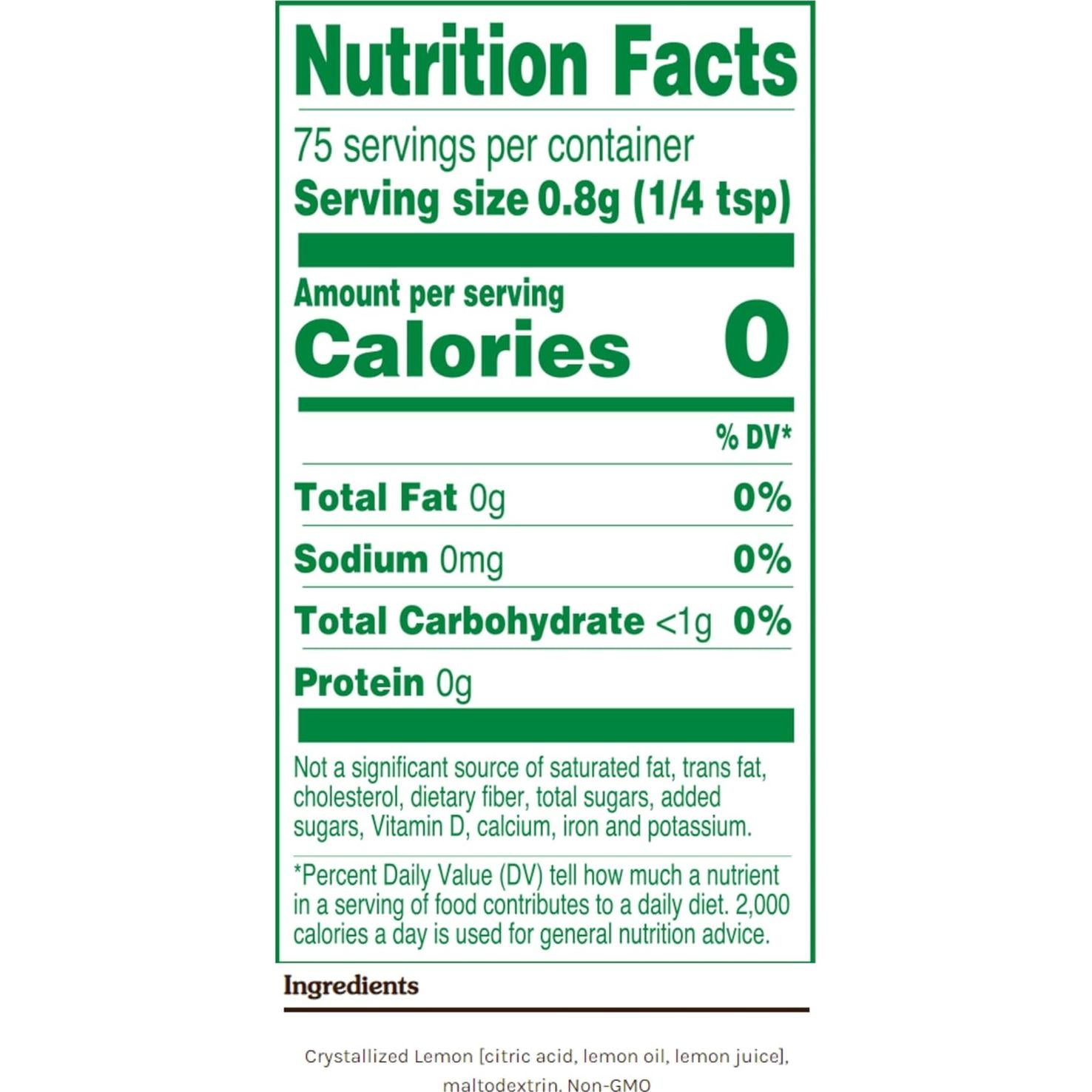 True Lemon y True Lime - Dosificadores de Limón y Lima 180g