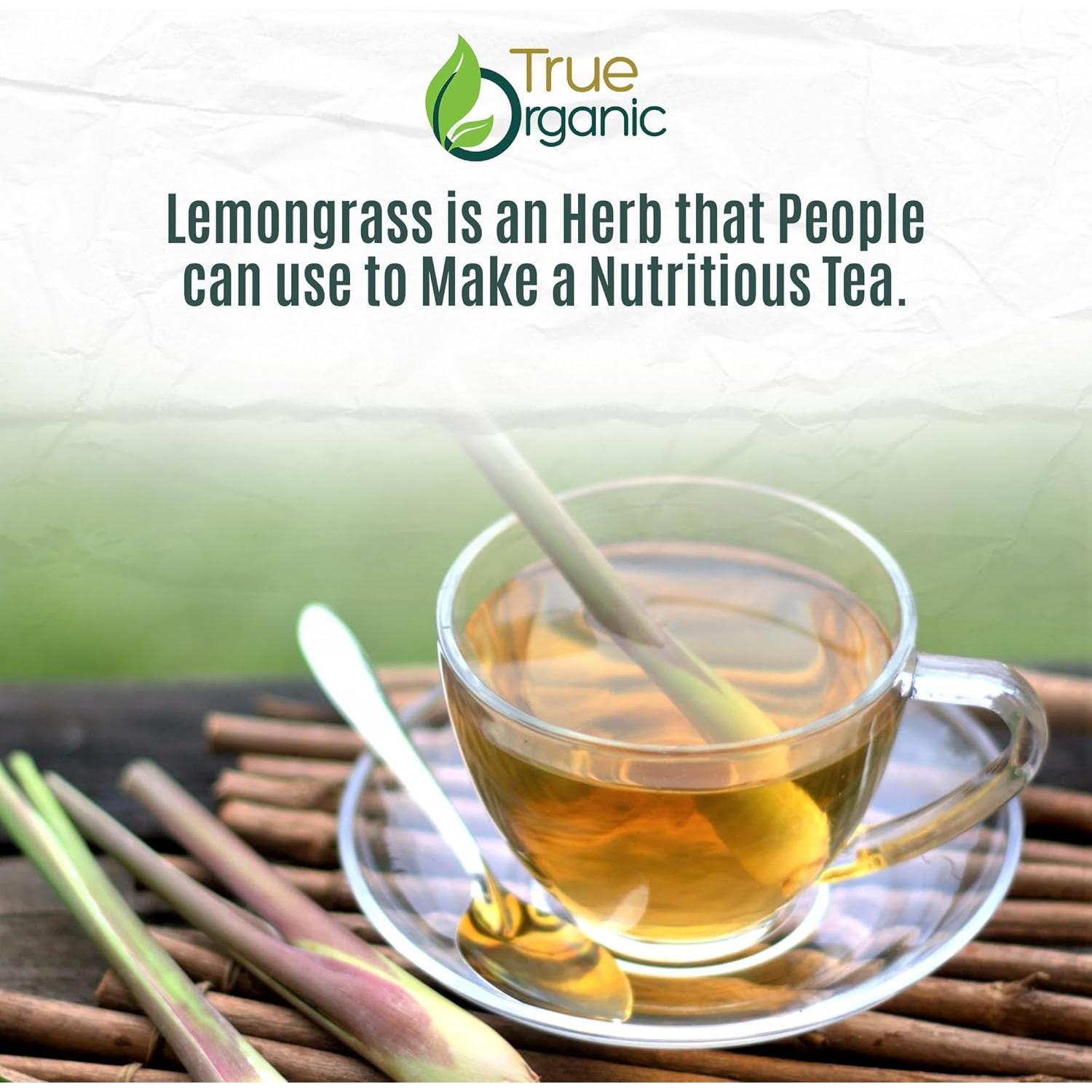 Polvo de Hierba de Limón Orgánico Verdadero 99 g - Ceylán