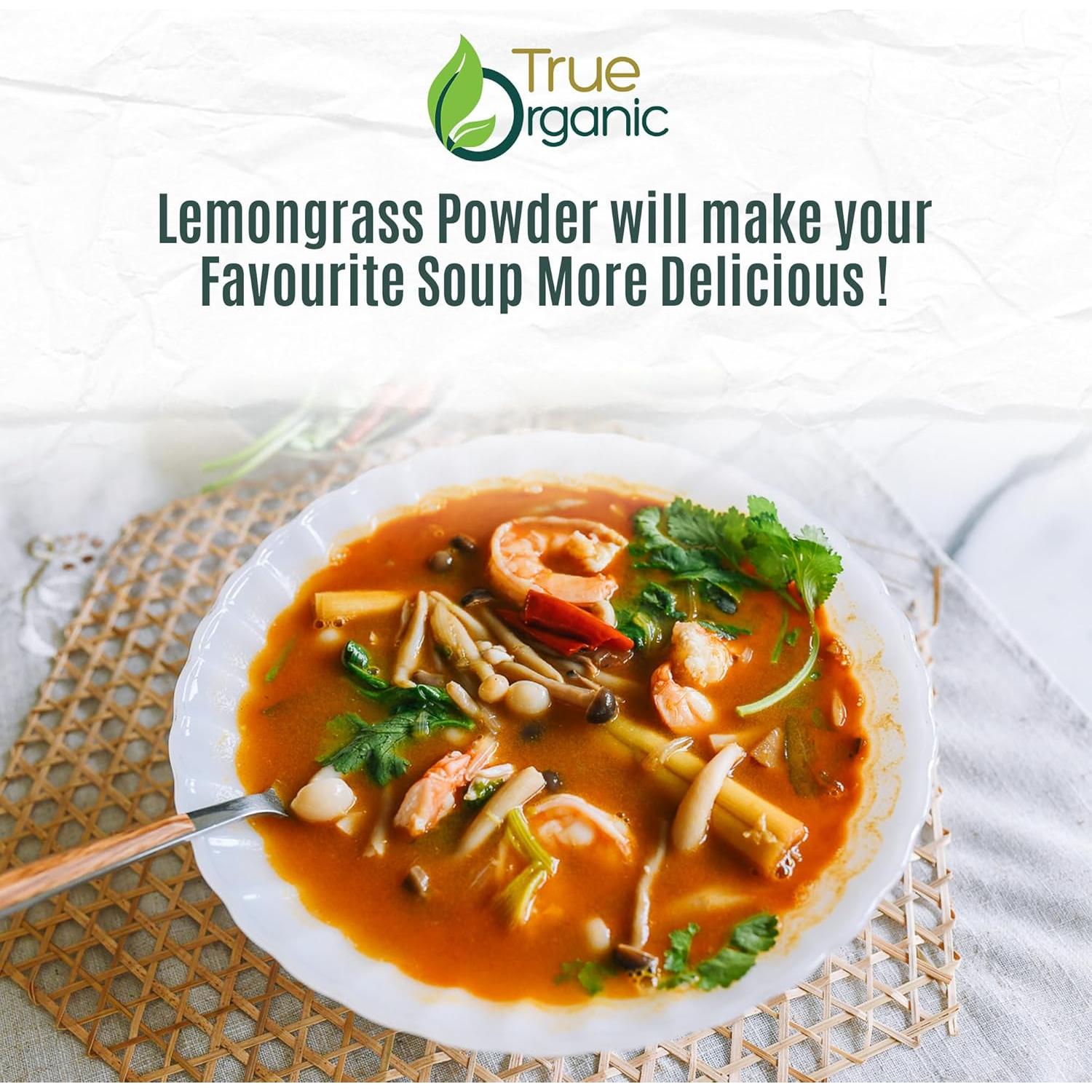 Polvo de Hierba de Limón Orgánico Verdadero 99 g - Ceylán