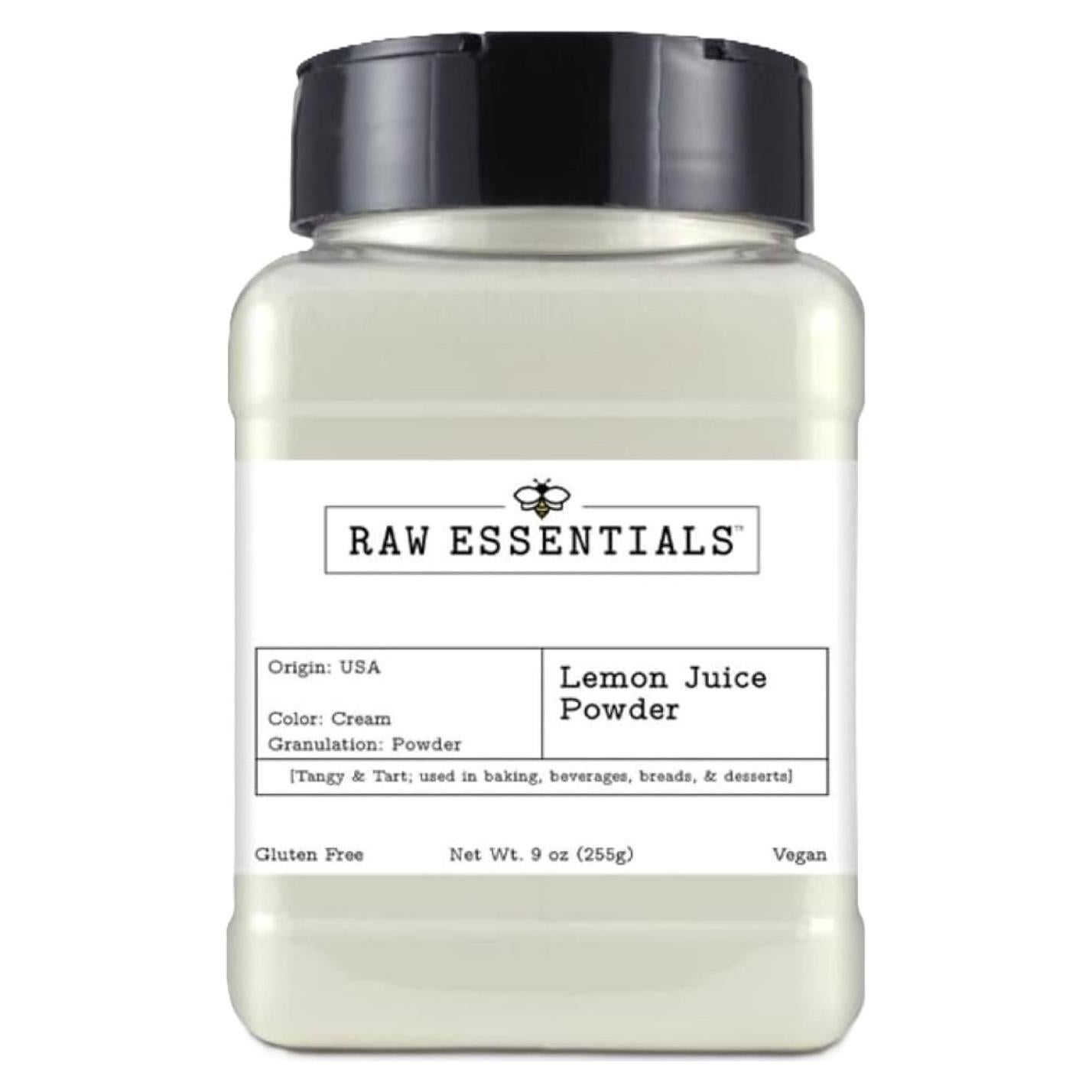 Polvo de Jugo de Limón Raw Essentials 227 g - Sabor Cítrico para Cocinar