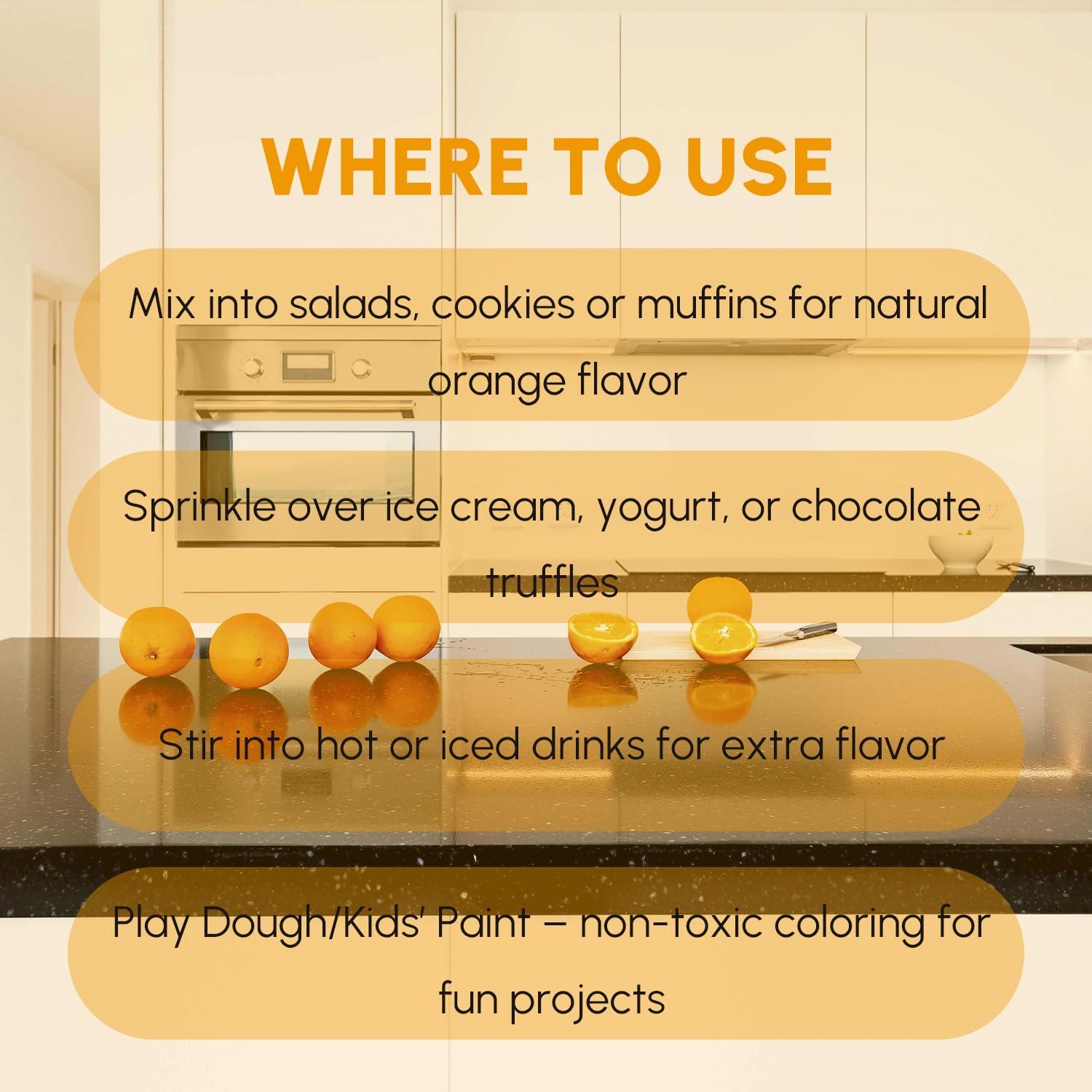 Polvo de Jugo de Naranja Natural Evady 226.8 g - Sazonar y Hornear