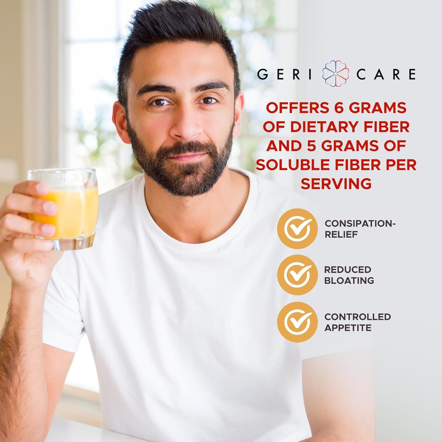 Geri-Mucil Polvo de Psyllium GeriCare 368.5g Sabor Naranja