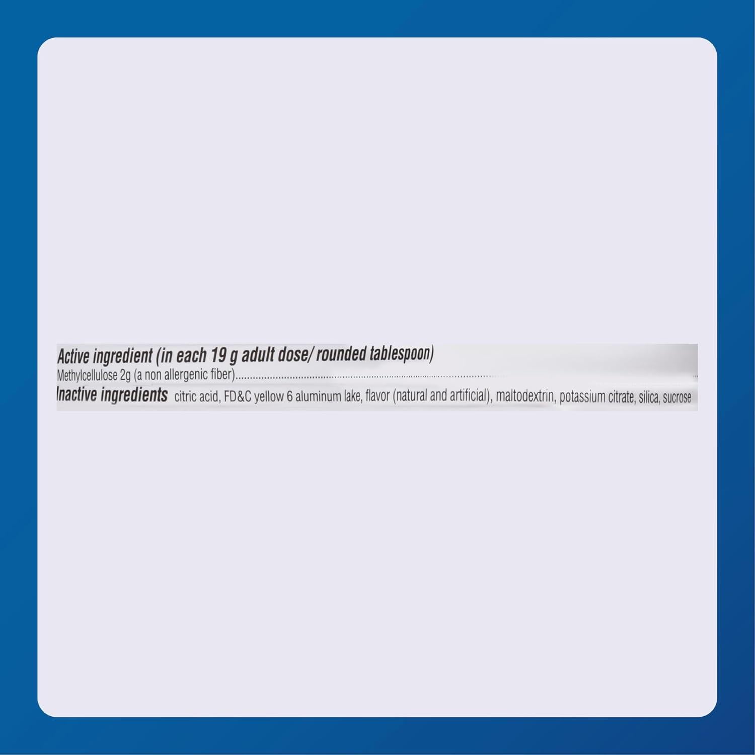 Polvo de Fibra Metilcelulosa Major - Sabor Naranja - 454g