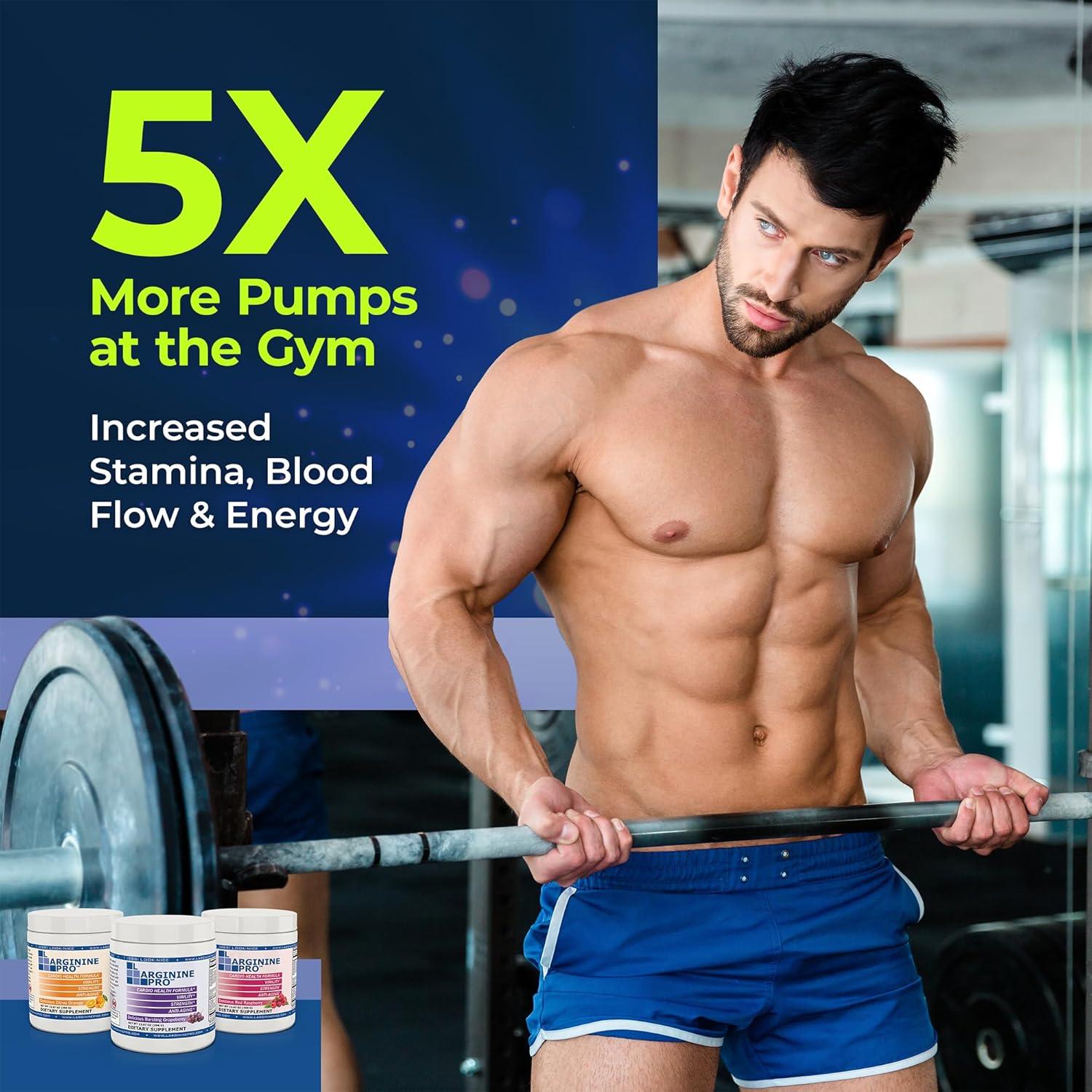 L-Arginina Pro 5500mg + L-Citrulina 1100mg Sabor Naranja