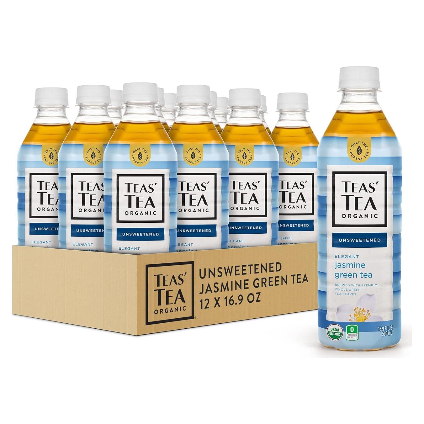 Té Helado Verde Jasmine Teas' Tea Orgánico 12 Botellas 500ml