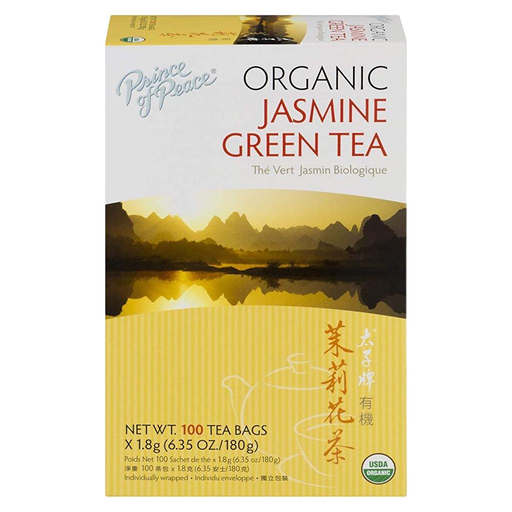 Té Verde Orgánico Prince of Peace 100 Bolsitas Jazmín