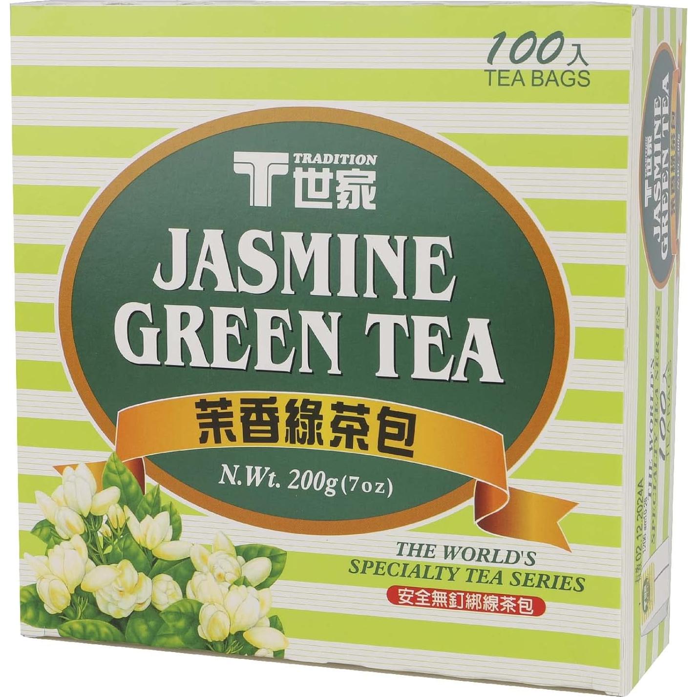 Té Verde de Jazmín T TRADITION 100 Bolsas 198g