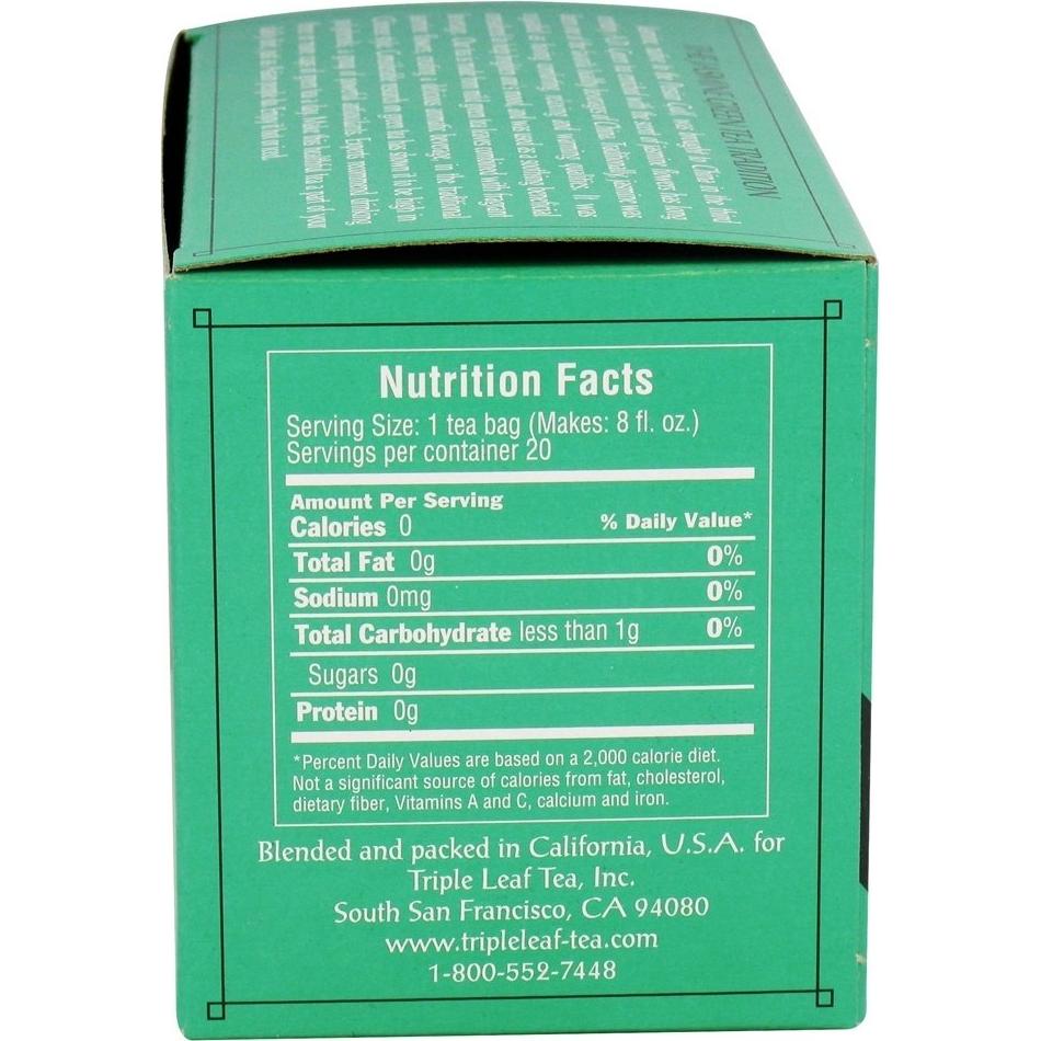 Té Verde de Jazmín Triple Leaf - 20 Bolsitas - 38g