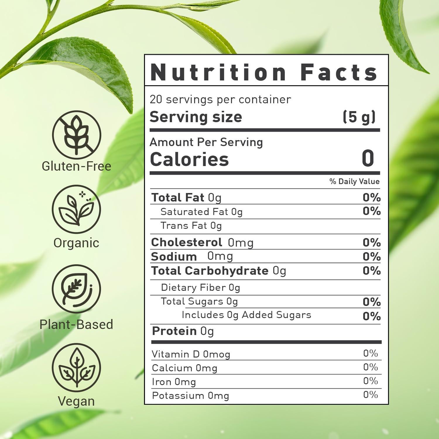 Té Verde Jasmine Premium 100g - Hojas Sueltas Aromáticas