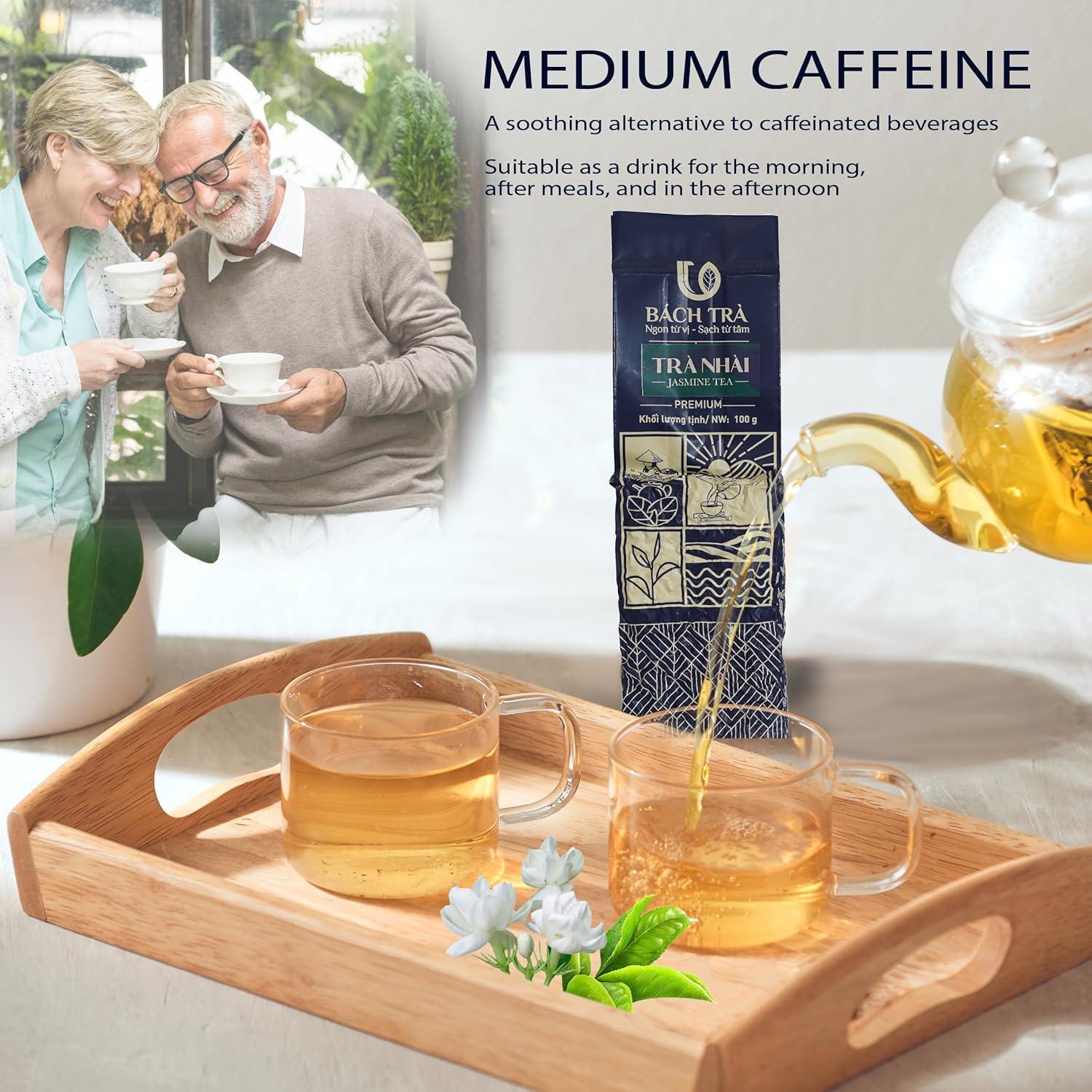 Té Verde Jasmine Premium 100g - Hojas Sueltas Aromáticas