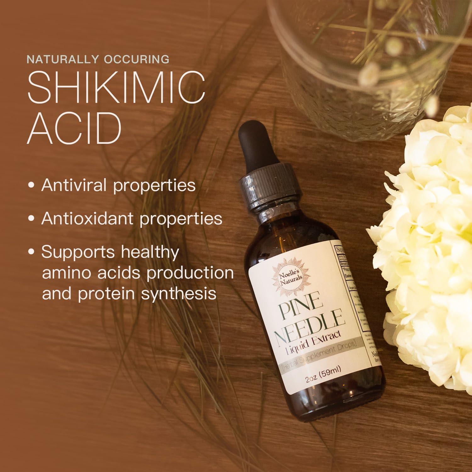 Extracto de Aguja de Pino Blanco del Este Noelle's Naturals - 56.7g - Soporte Inmunológico