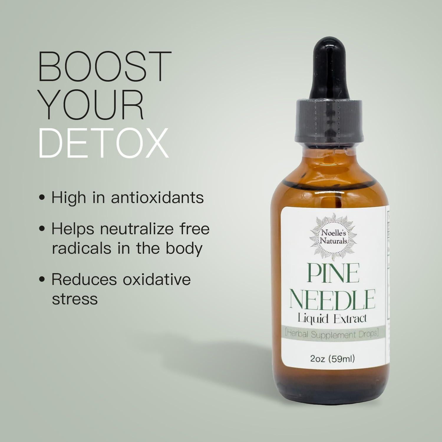 Extracto de Aguja de Pino Blanco del Este Noelle's Naturals - 56.7g - Soporte Inmunológico