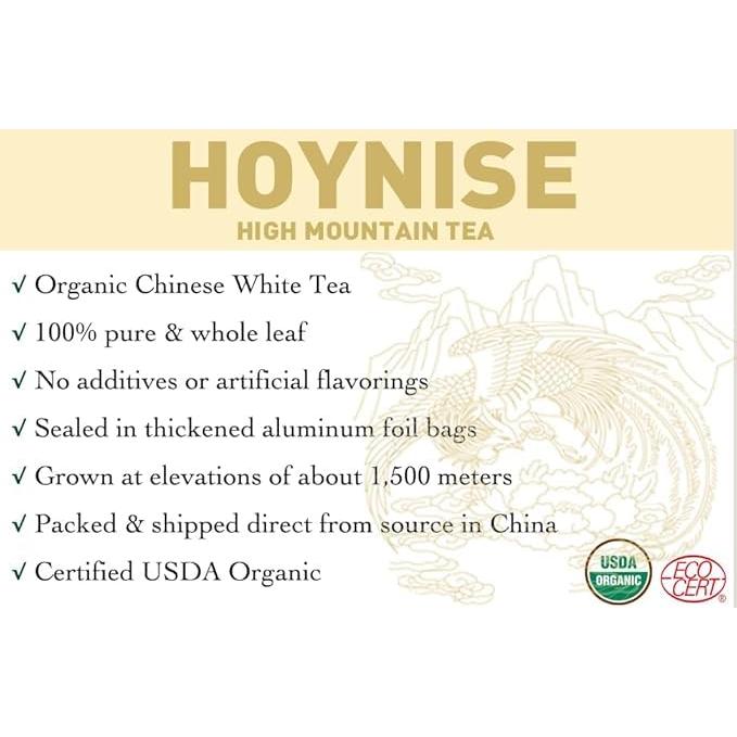 Té Blanco Orgánico HOYNISE Moonlight 50g - Sabor Suave