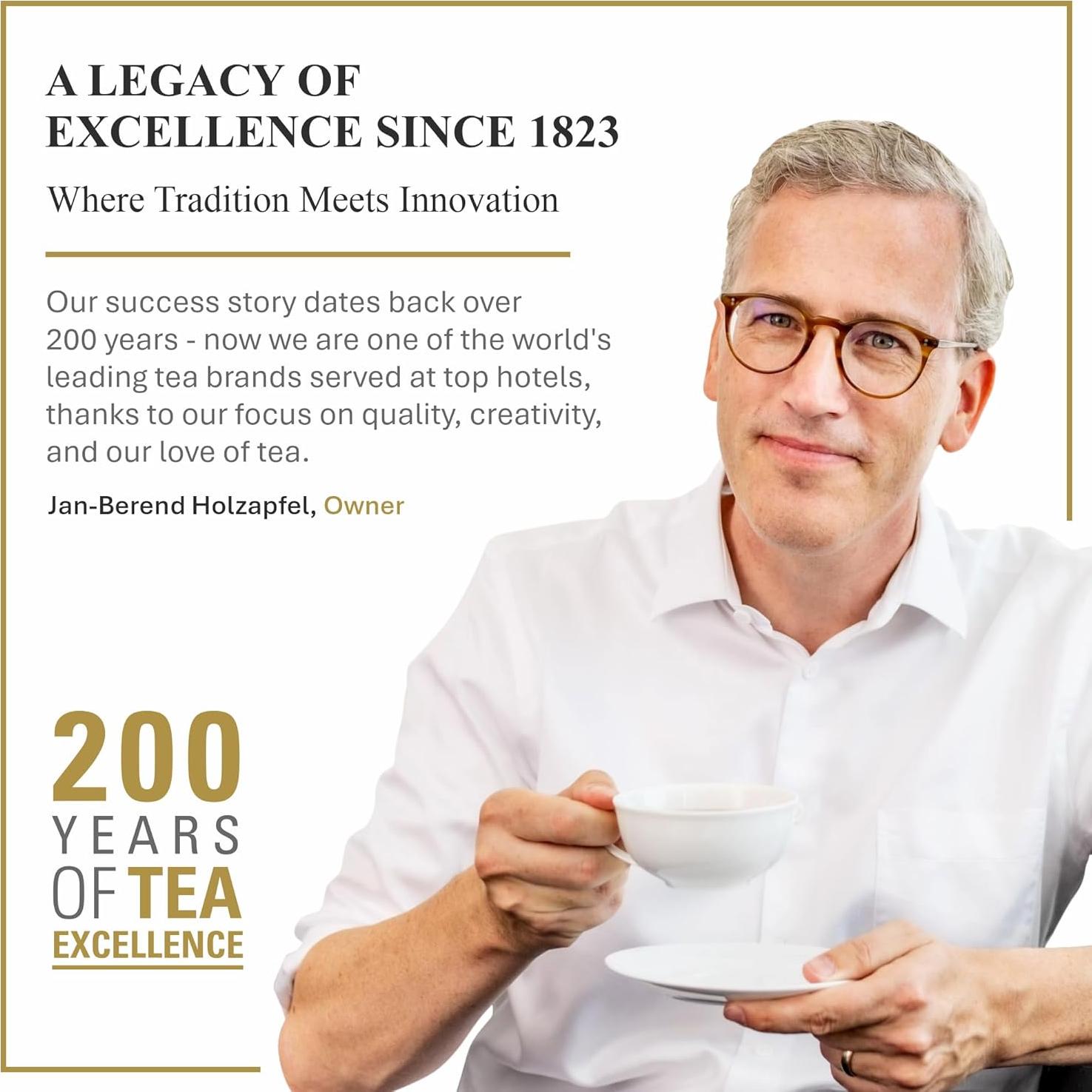 Té Herbal Rooibos Vainilla Ronnefeldt - 25 Bolsitas Individuales